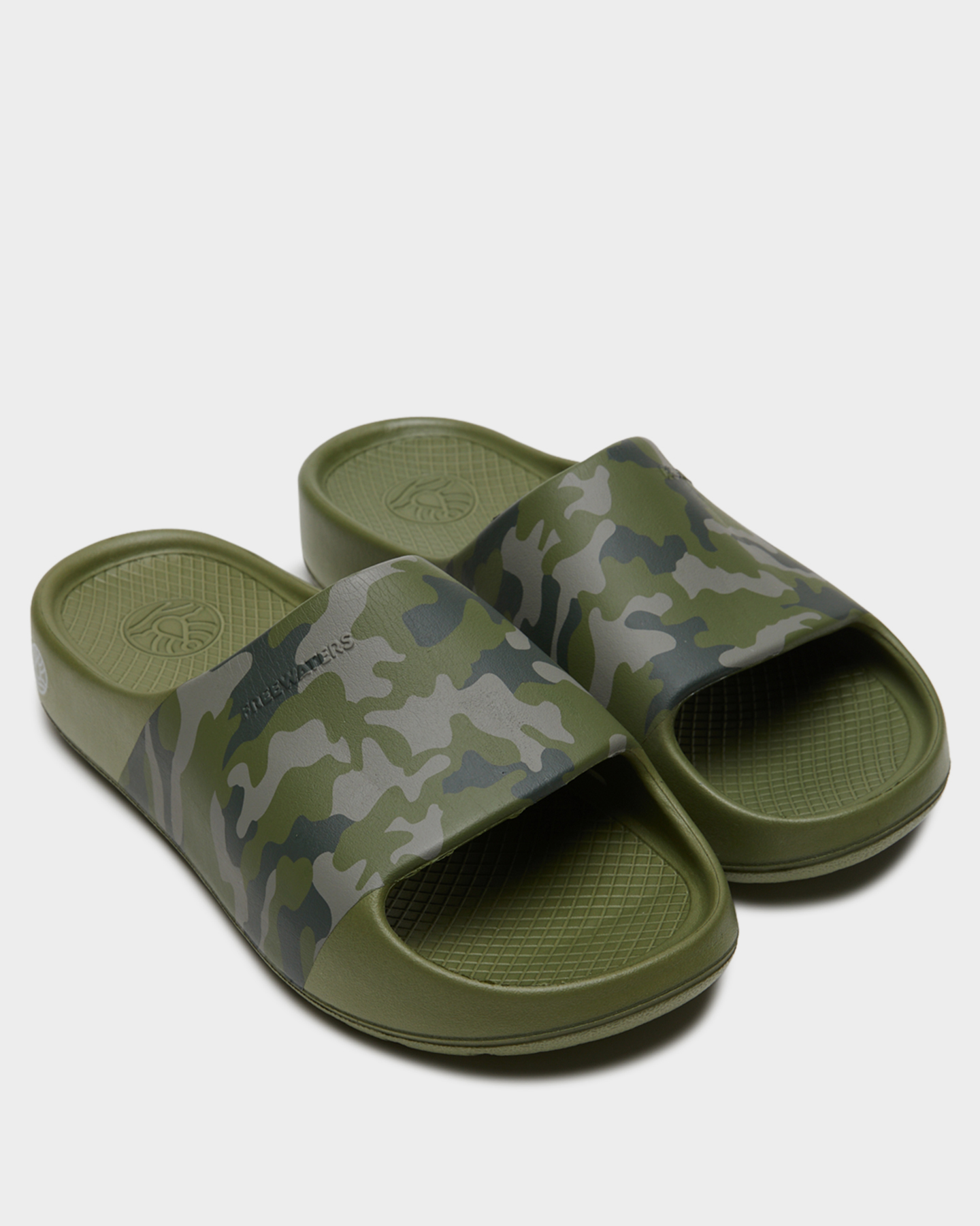 Freewaters Cloud9 Slide Unisex - Camouflage | SurfStitch