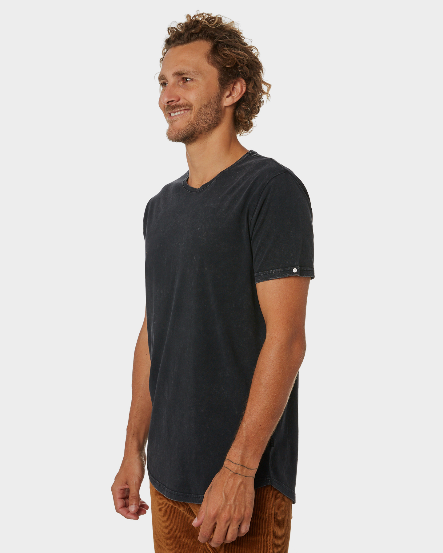 Silent Theory Acid Tail Mens Tee - Washed Black | SurfStitch