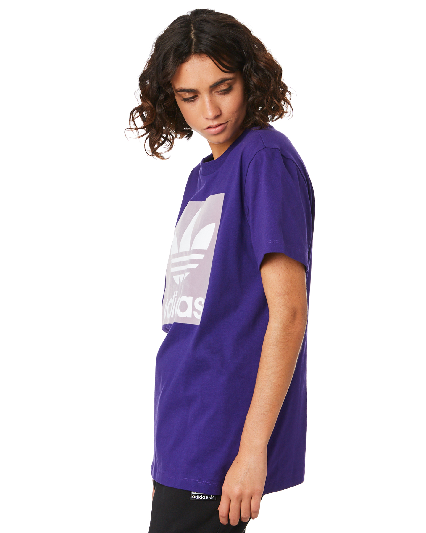 Adidas Womens Bf Tee - Collegiate Purple | SurfStitch