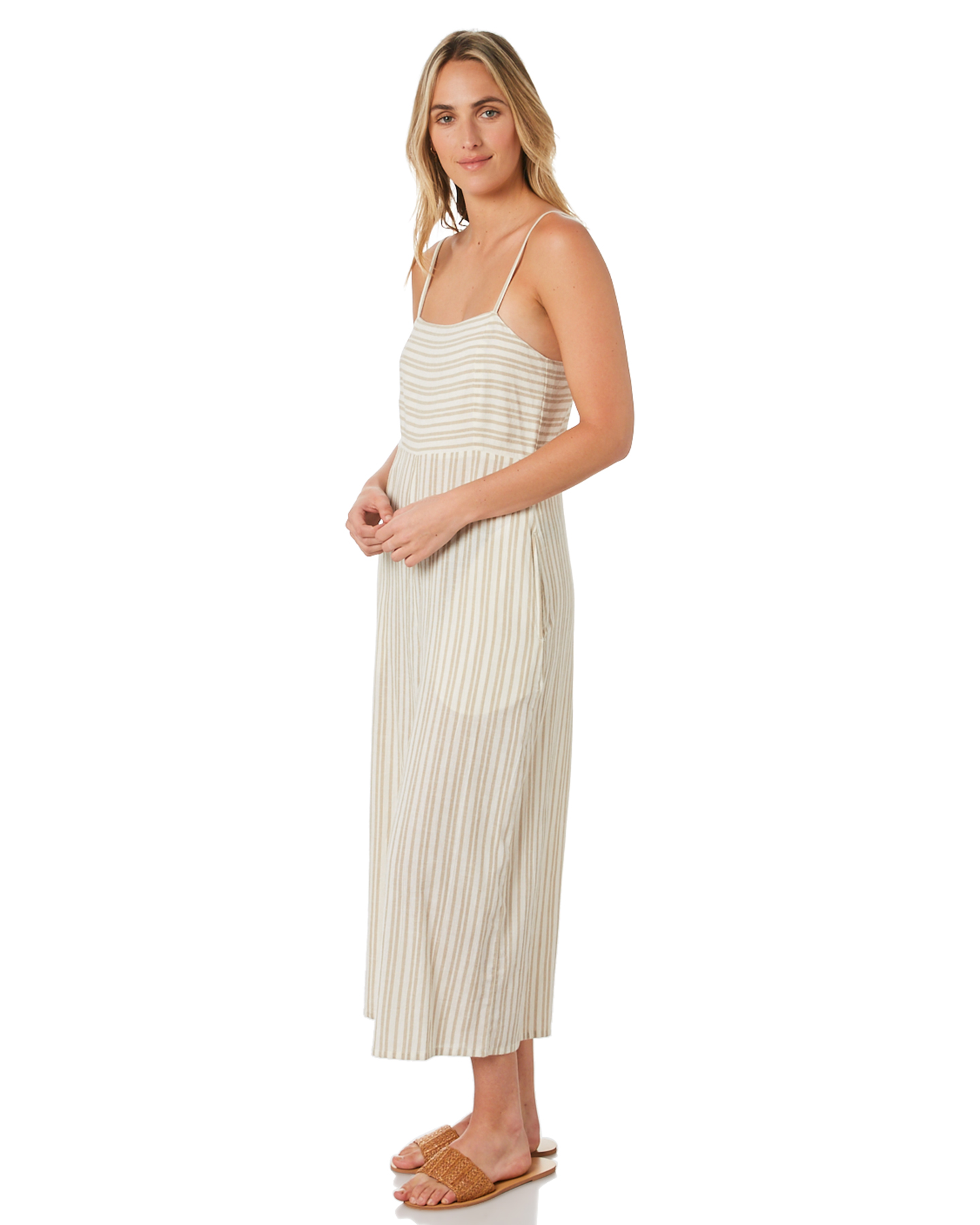O'neill Fleetwood Jumpsuit - Taupe Stripe | SurfStitch