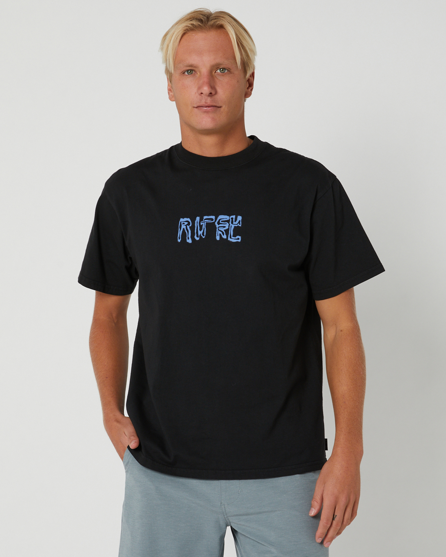 Rip Curl Archive Solid Rock Tee - Black | SurfStitch