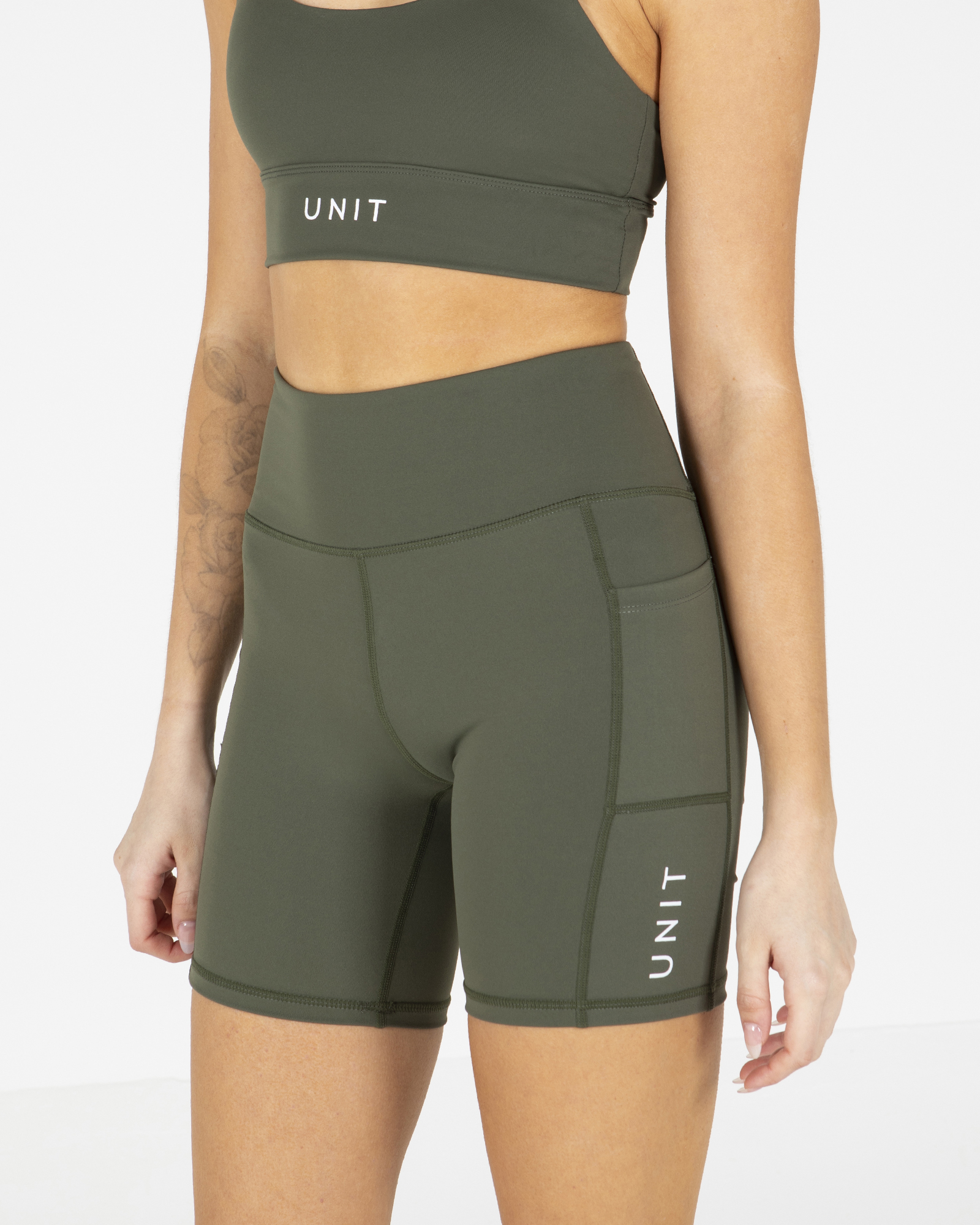 Unit Unit Energy Ladies Active Sports Shorts - Military