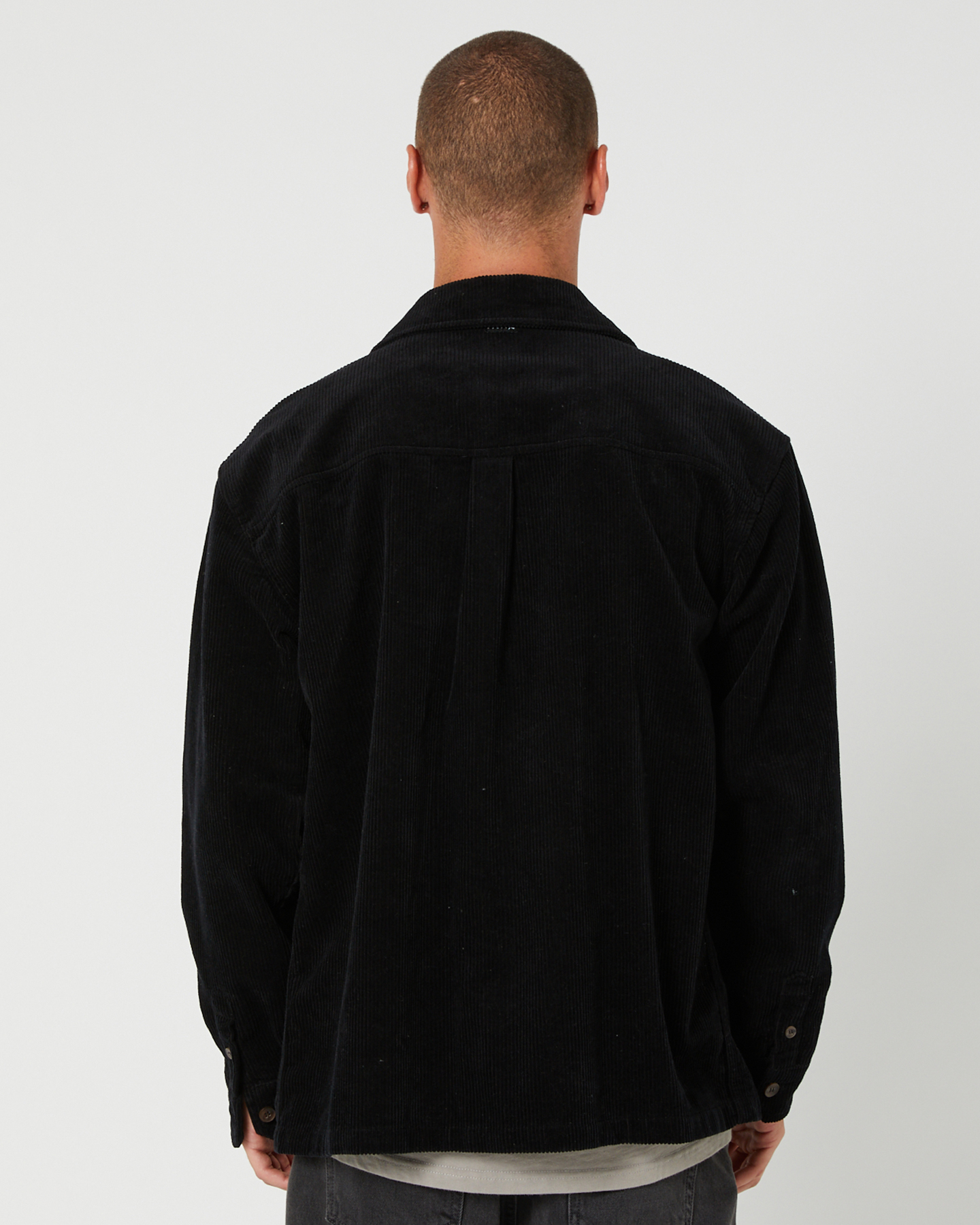 Rusty V8 Coup Cord Jacket - Black | SurfStitch