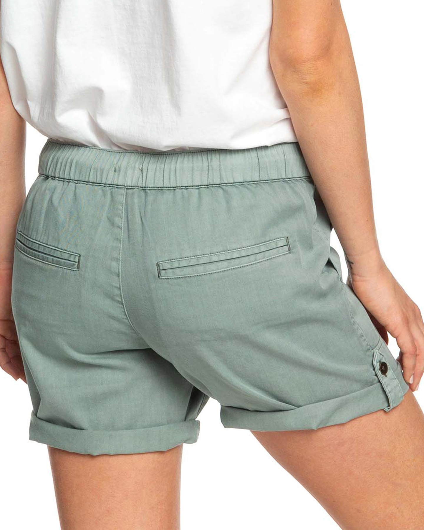 Roxy Womens Arecibo Casual Shorts Lily Pad SurfStitch