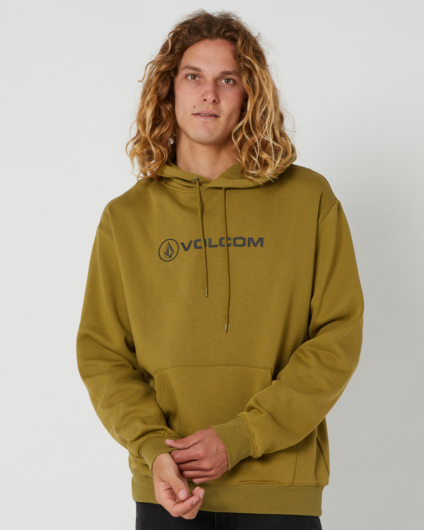 Yellow discount volcom hoodie