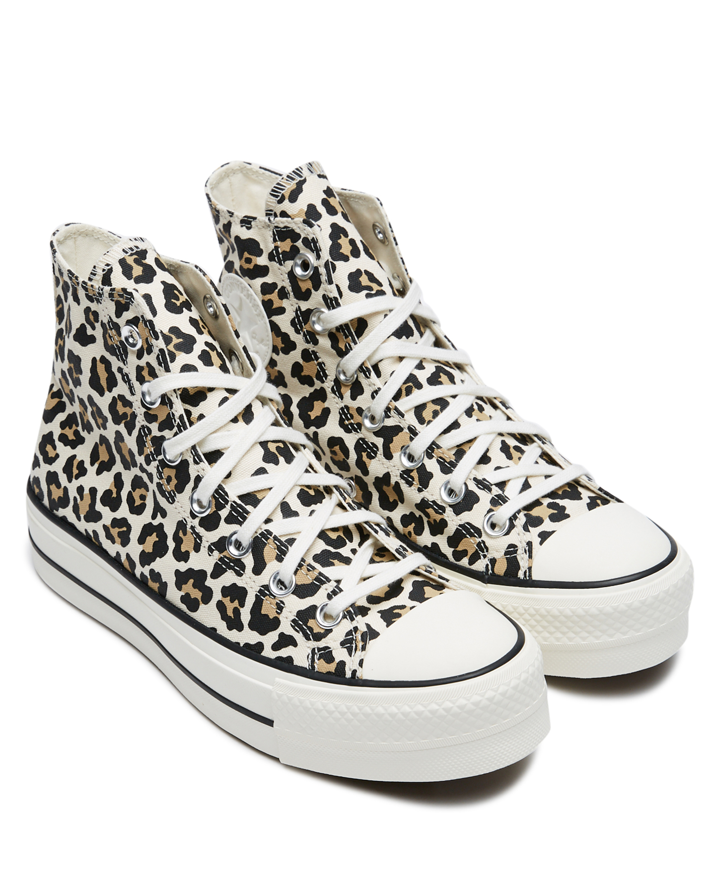 converse leopard basse