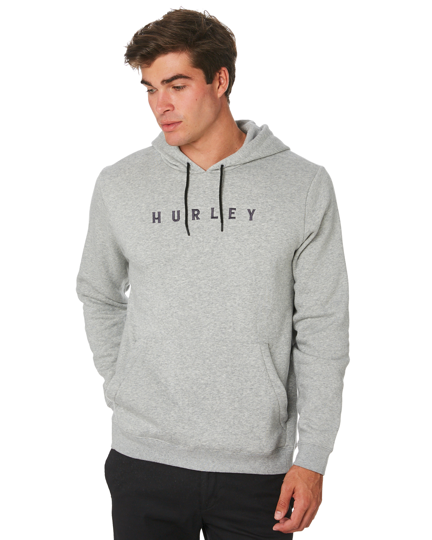 Hurley Homeward Pop Mens Hoodie - Dark Grey Heather | SurfStitch
