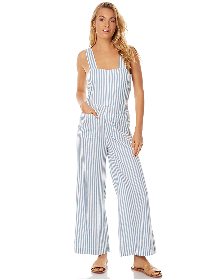 Rollas Salior Stripe Jumpsuit Blue SurfStitch