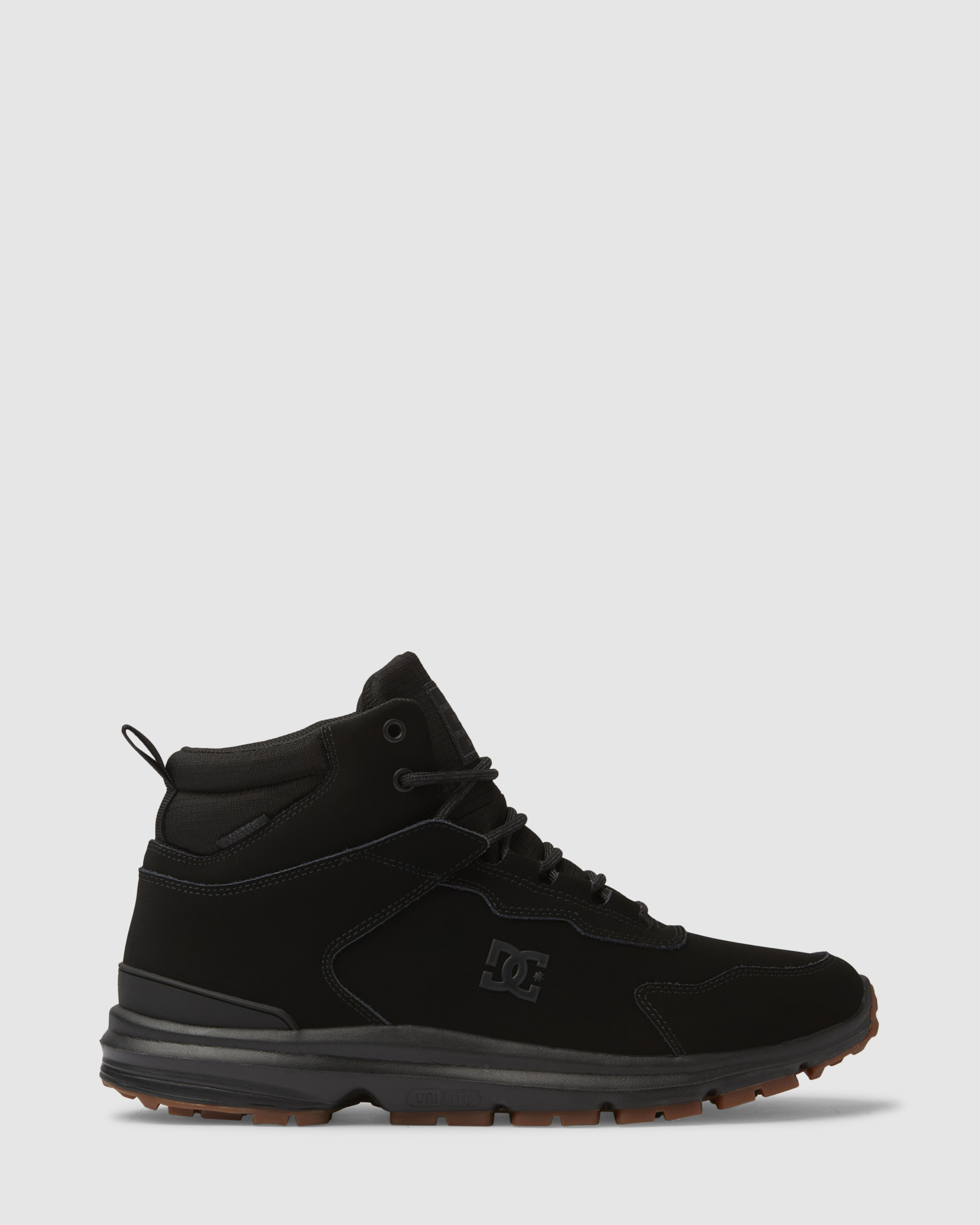 Black leather sales dc shoes