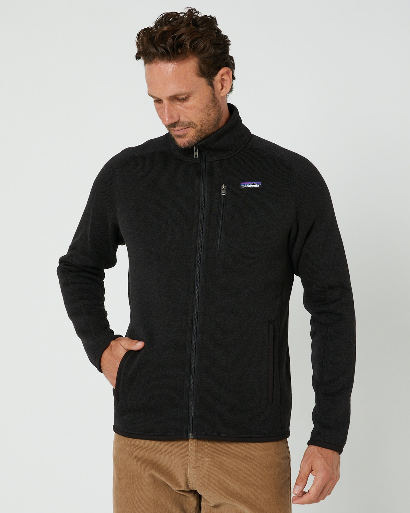 Patagonia Mens Better Sweater Jacket Black SurfStitch
