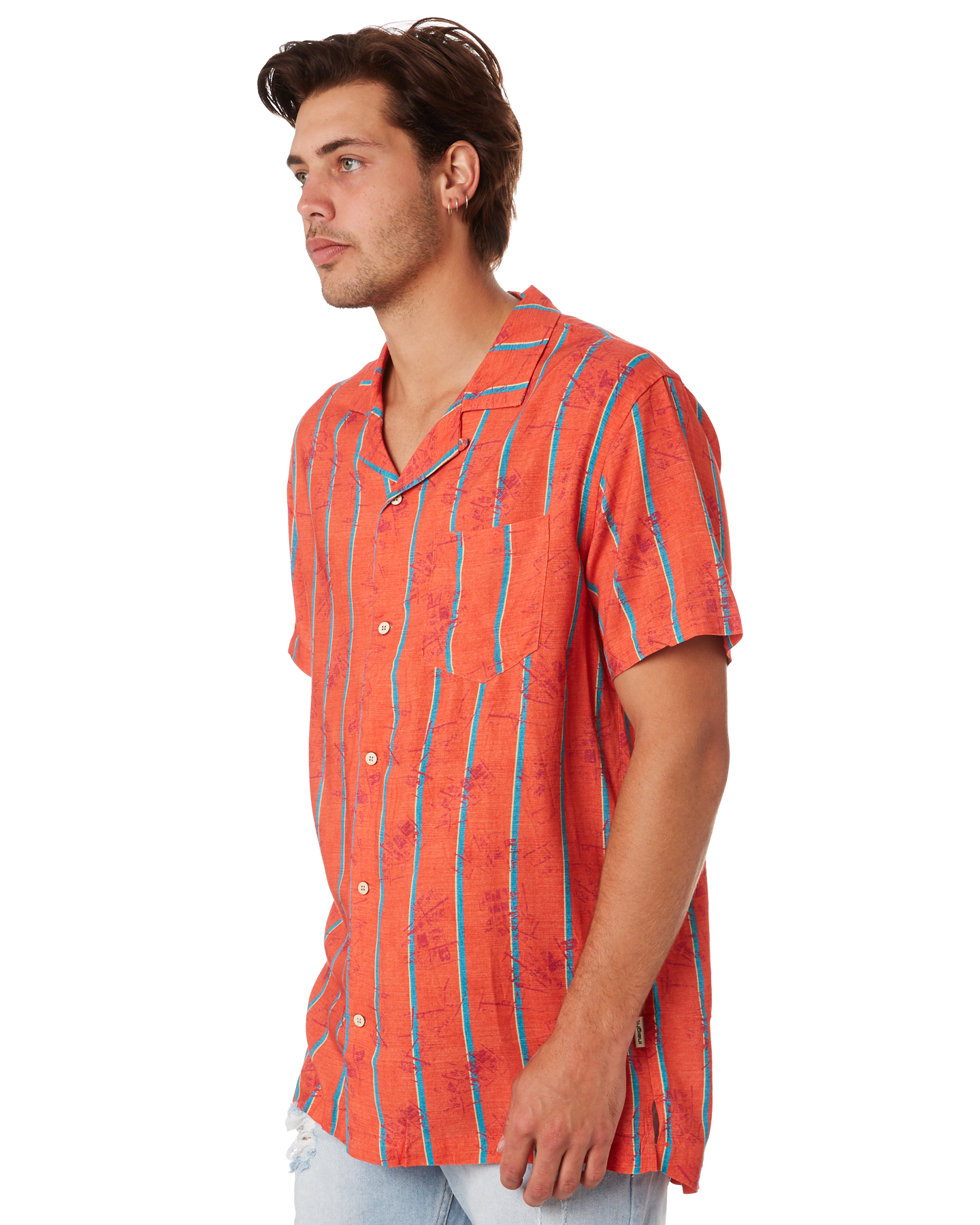 Insight Sushi Party Mens Ss Shirt - Orange | SurfStitch