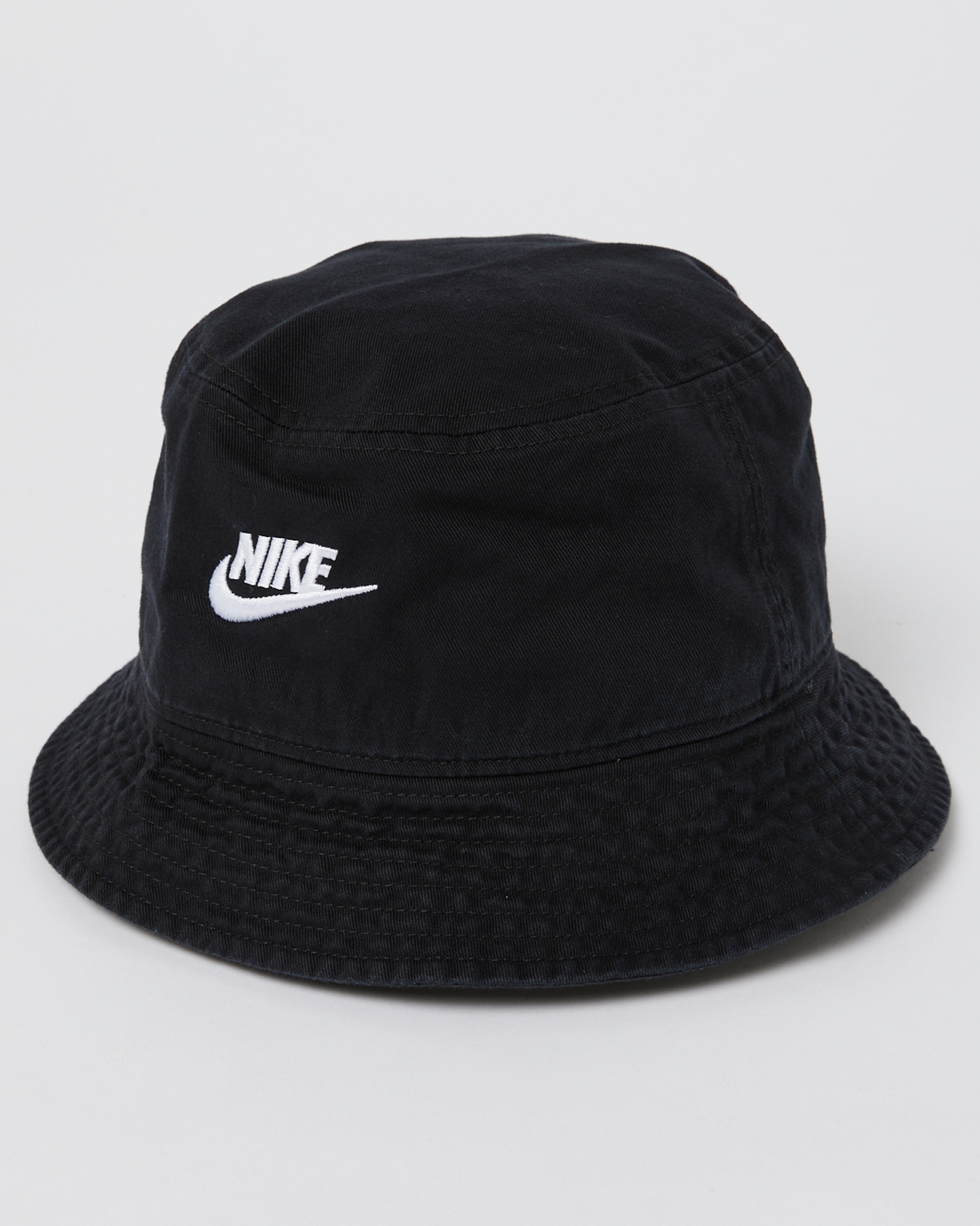 Nike Futura Wash Bucket Hat - Black White | SurfStitch