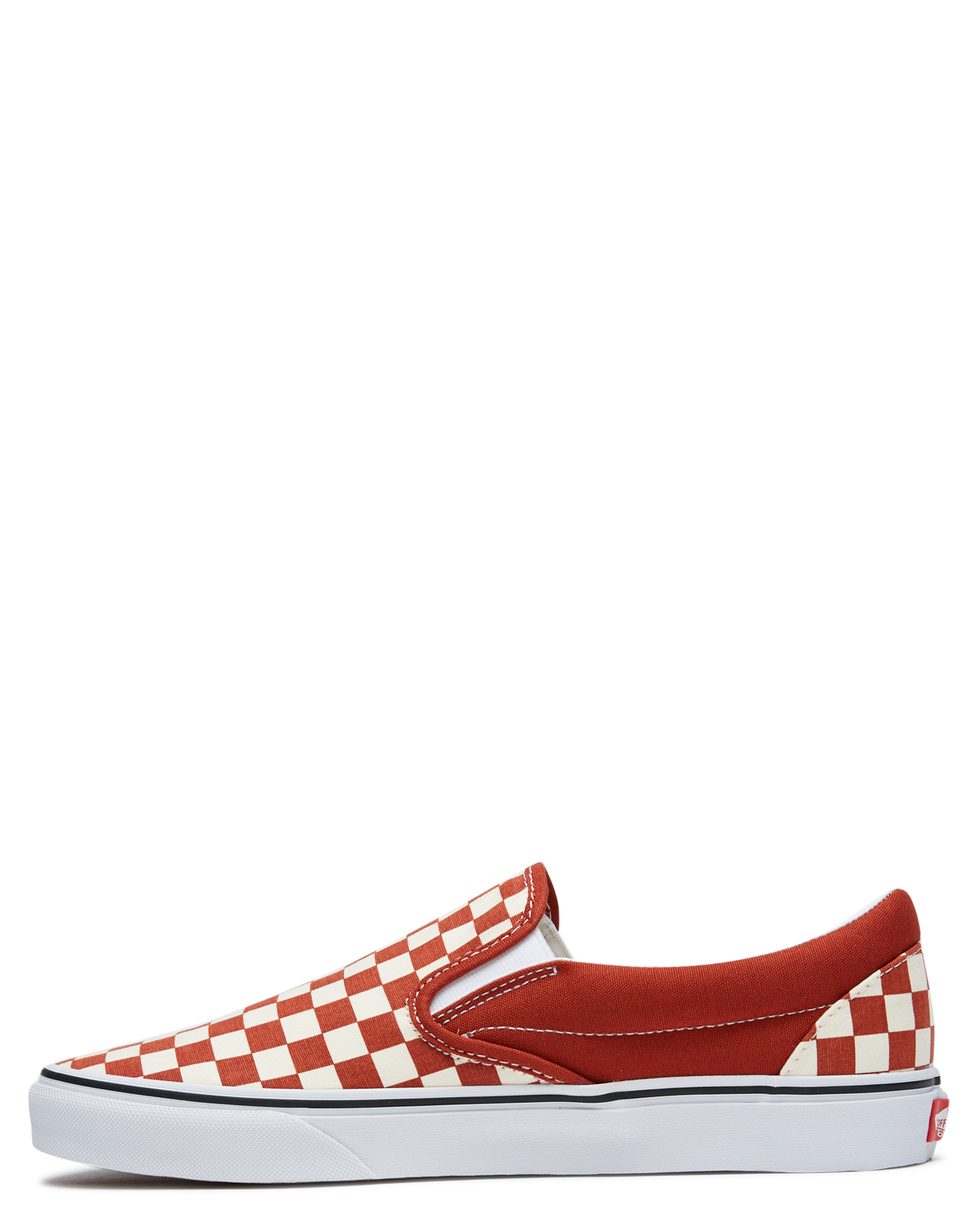 vans slip ons red