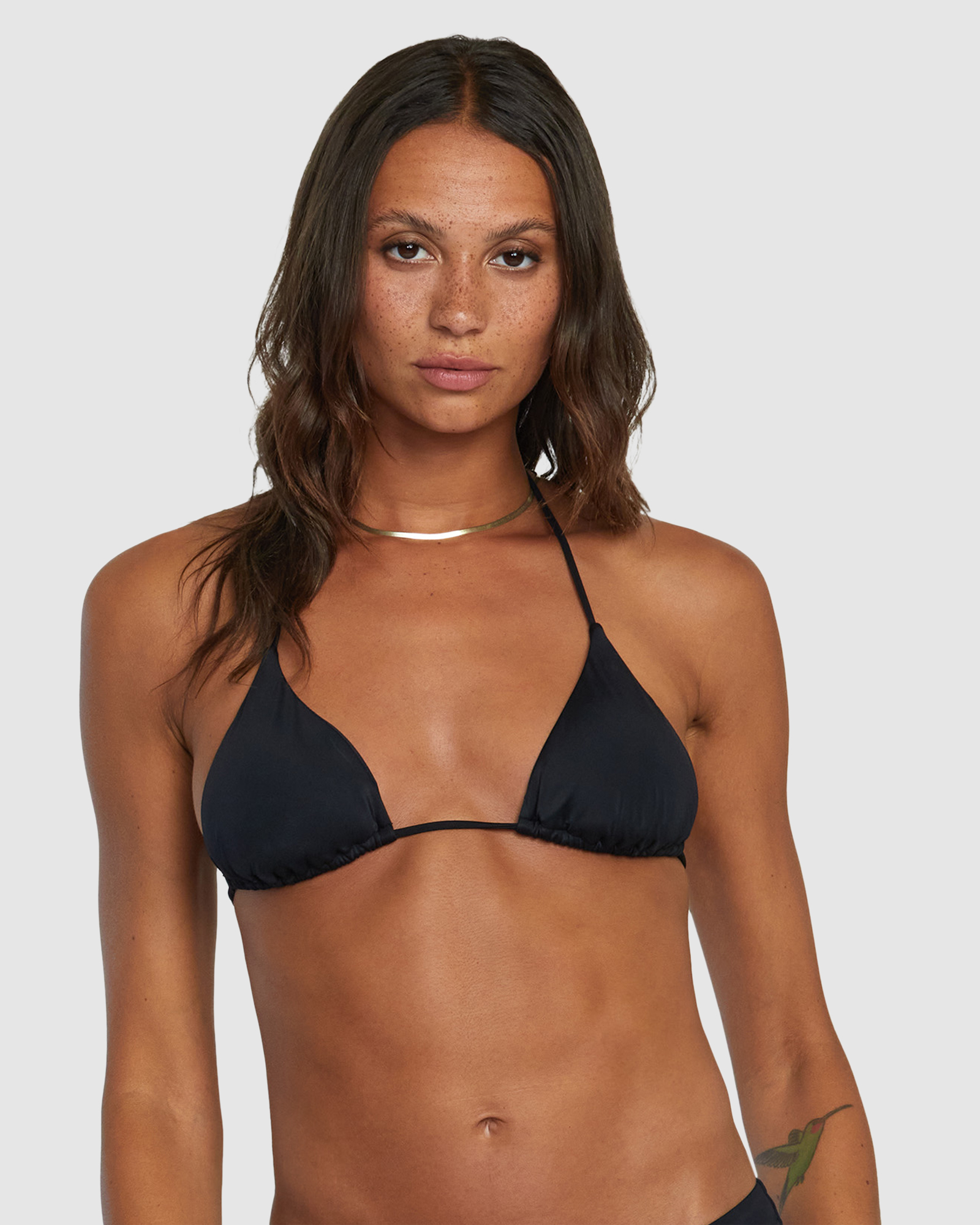 Triangle halter bikini outlet