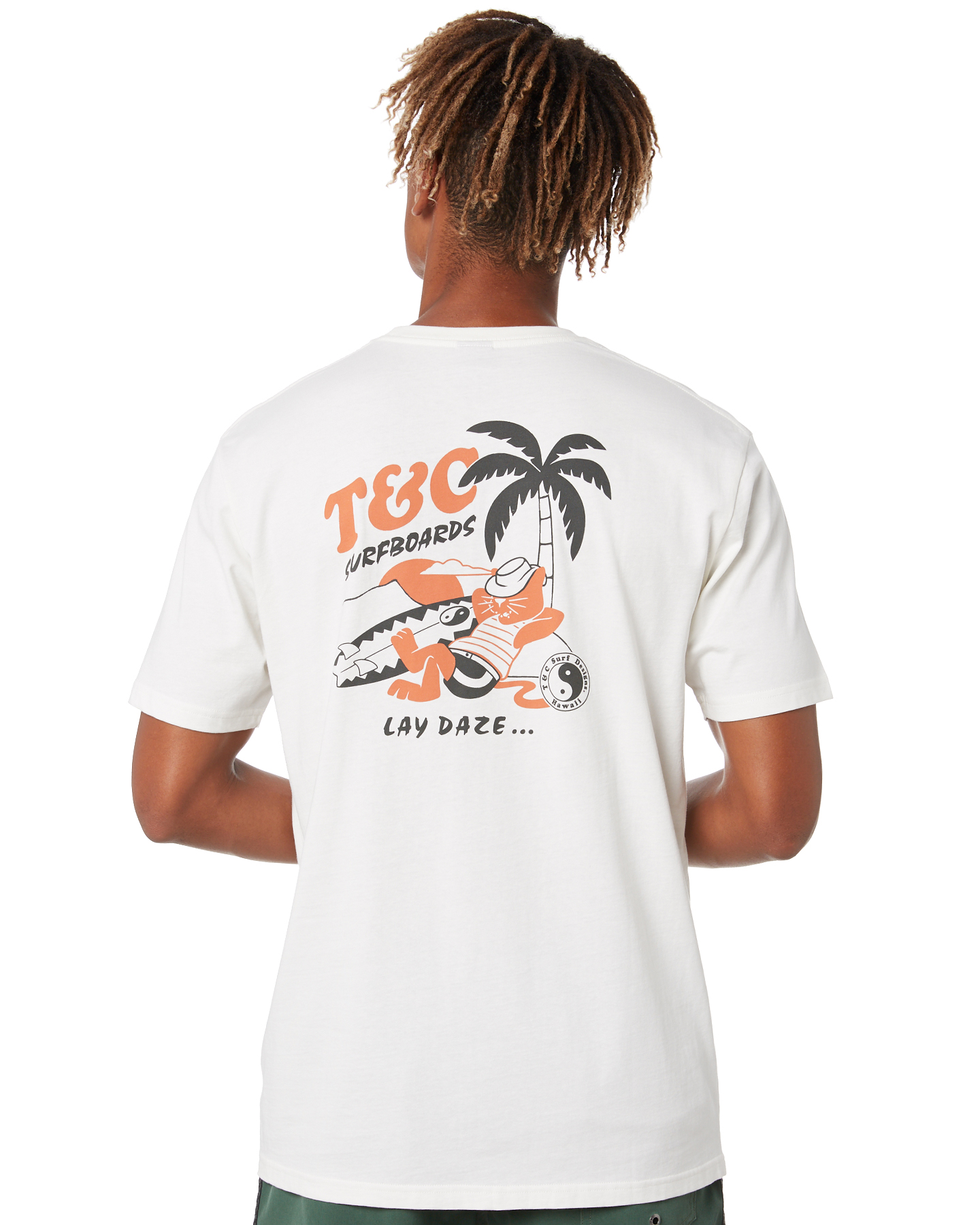 Town And Country Lay Daze Mens Tee - Vintage Natural | SurfStitch