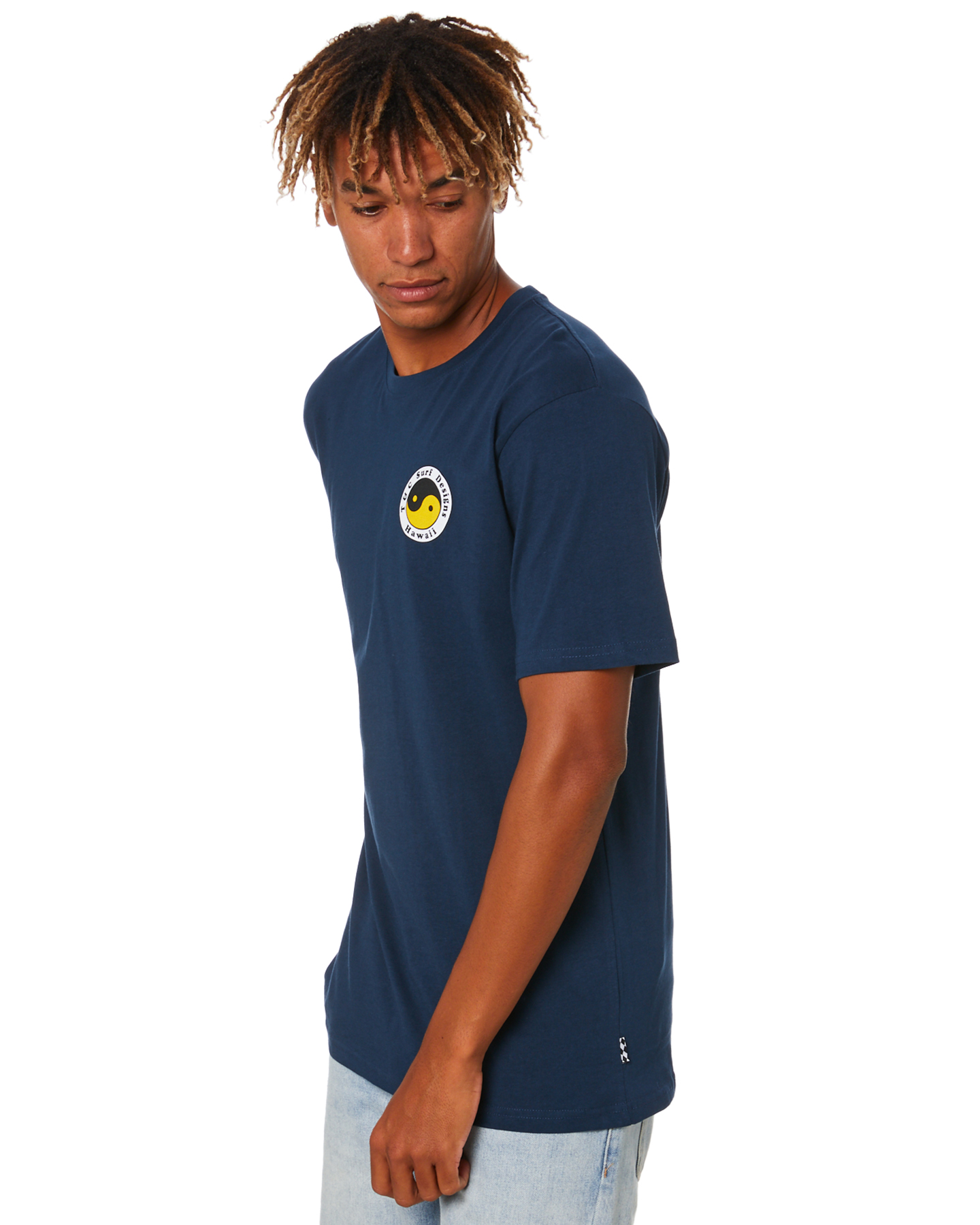 Town And Country Twisted Limits Mens Tee - Navy | SurfStitch