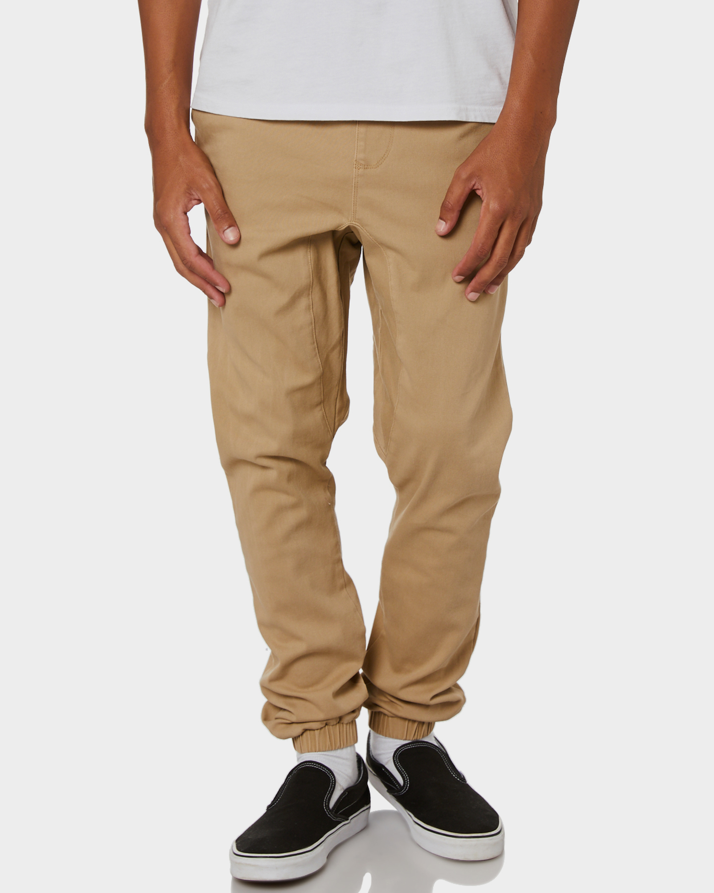 Rusty Hook Out Mens Jogger Pant - Fennel | SurfStitch