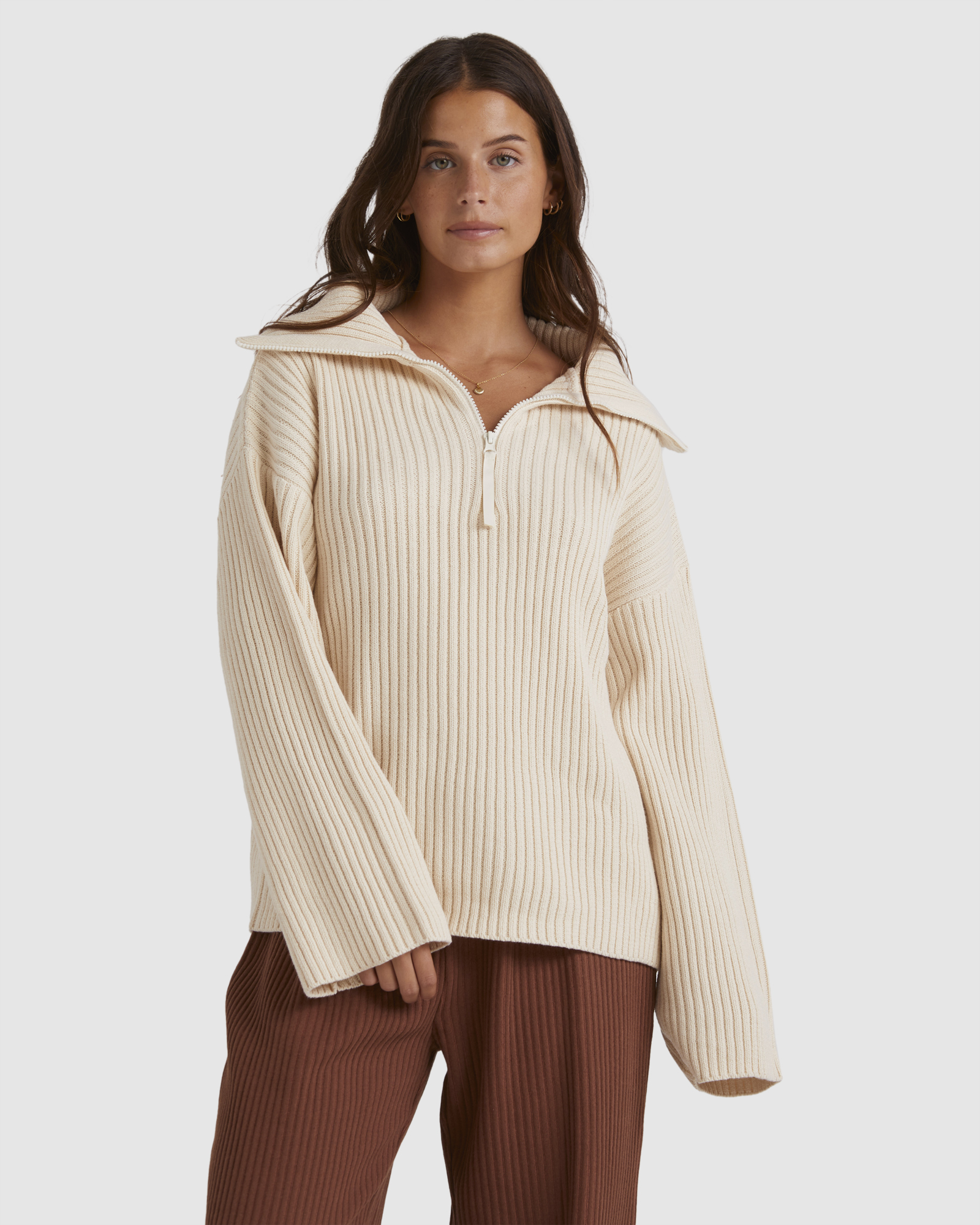 Billabong Zippy Sweater Whitecap SurfStitch