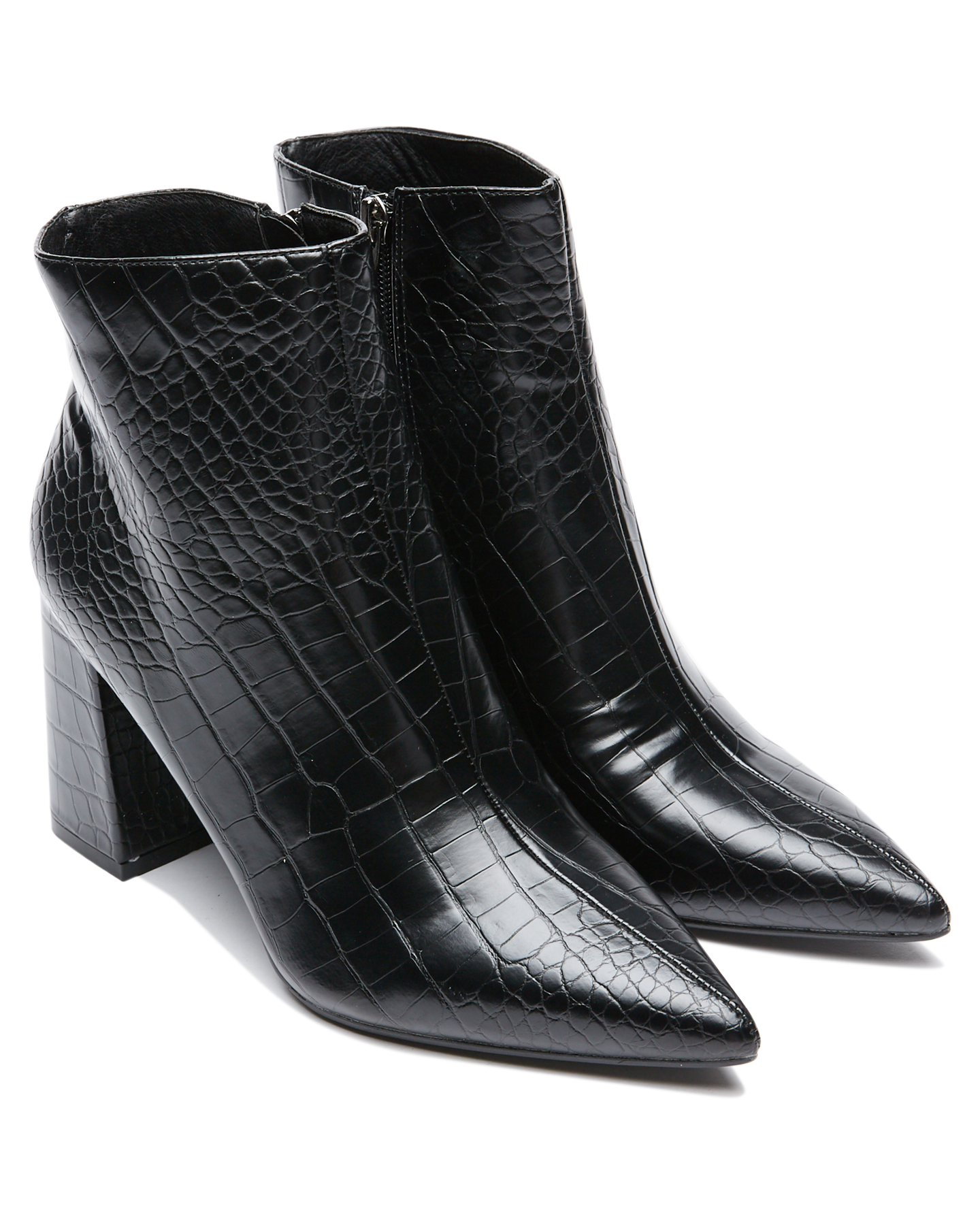 Therapy Womens Alloy Boot - Black Croc | SurfStitch