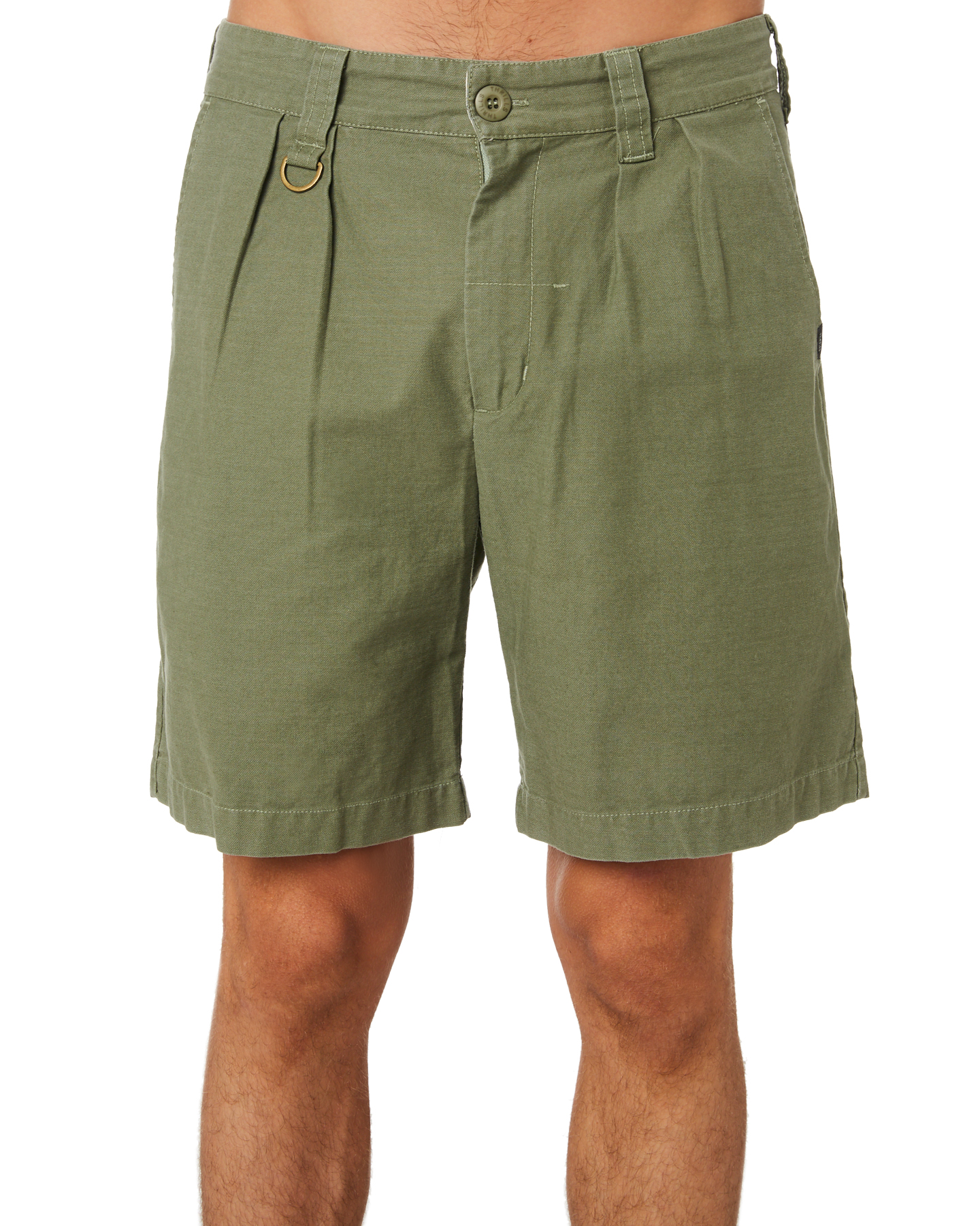 Thrills Deploy Pleated Military Mens Short - Jungle Army | SurfStitch
