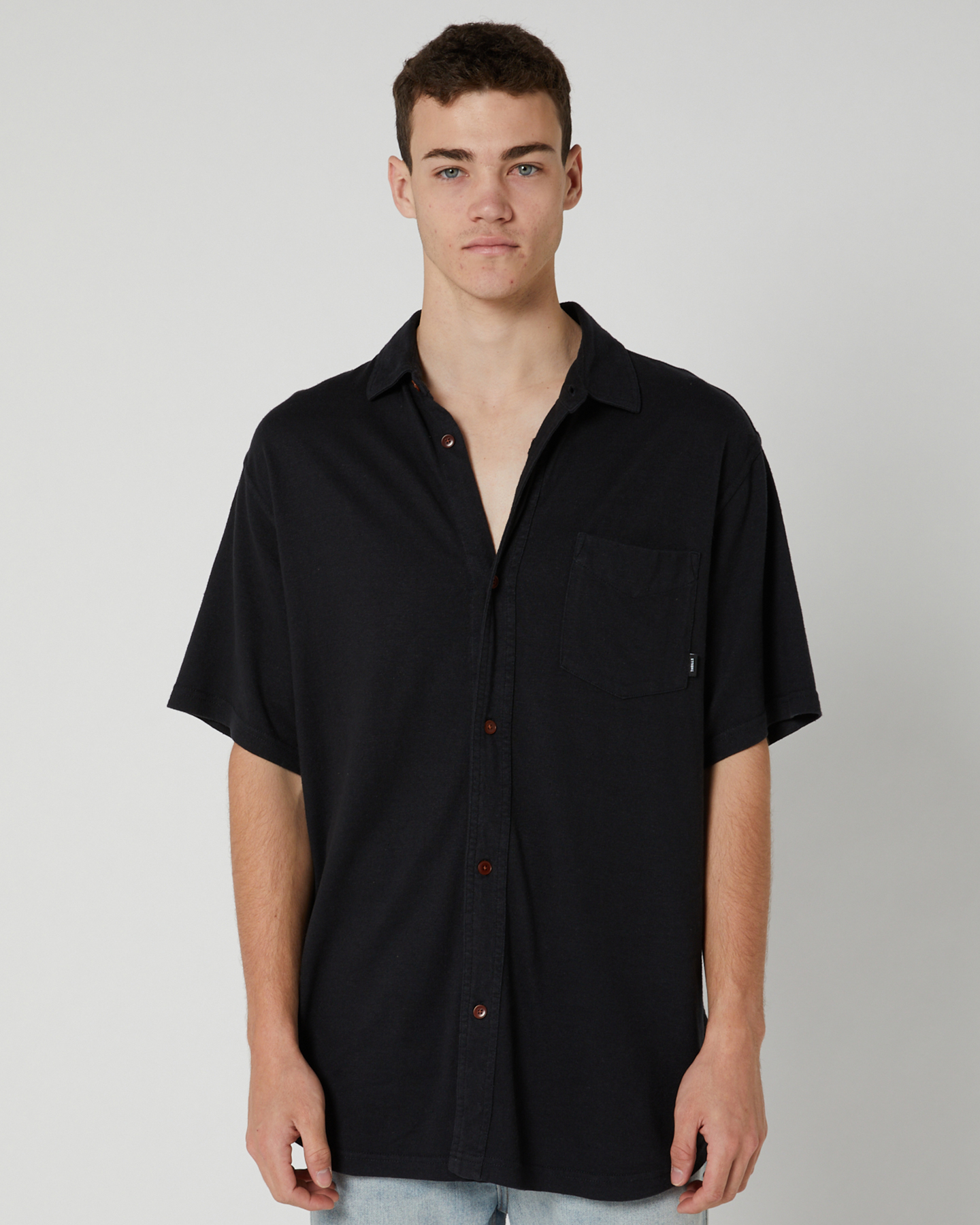 Short sleeve oversized shirt on sale