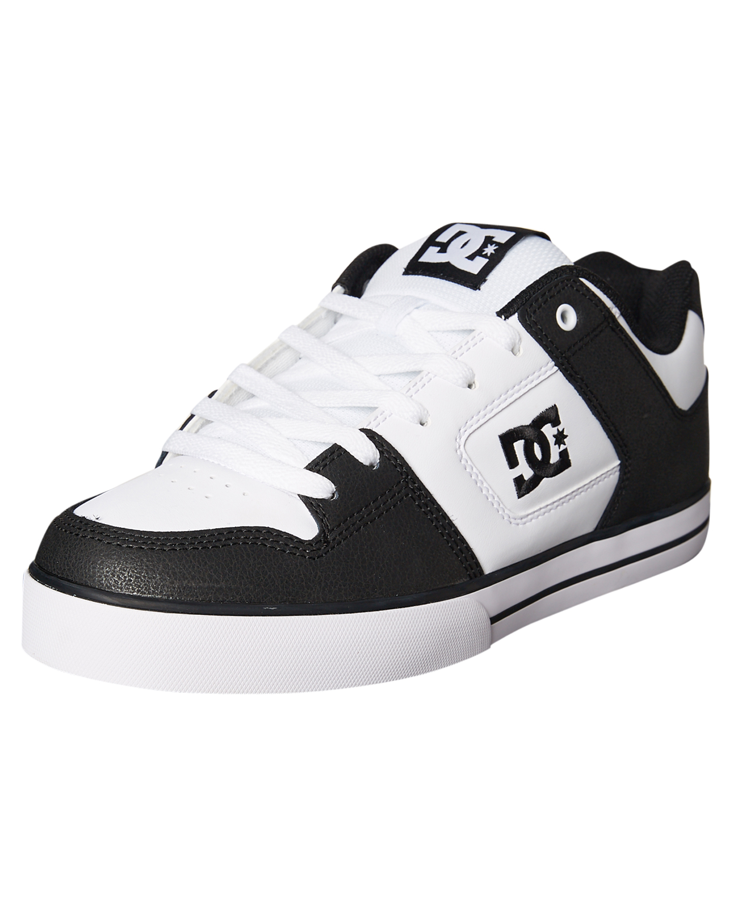 Dc Shoes Mens Pure Dgt Shoe - Black White Black | SurfStitch