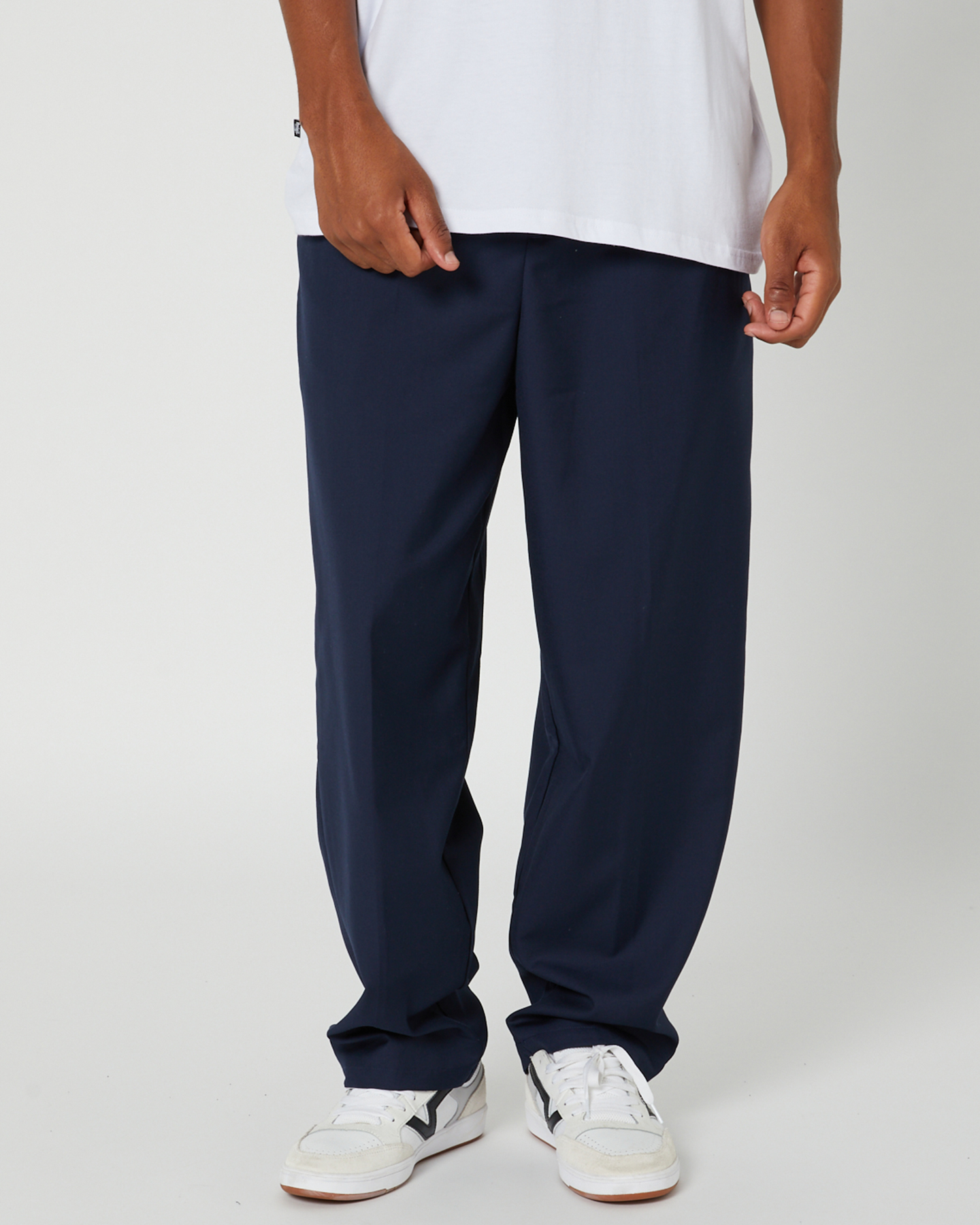 Stussy Volume Pleated Trouser   Navy   SurfStitch