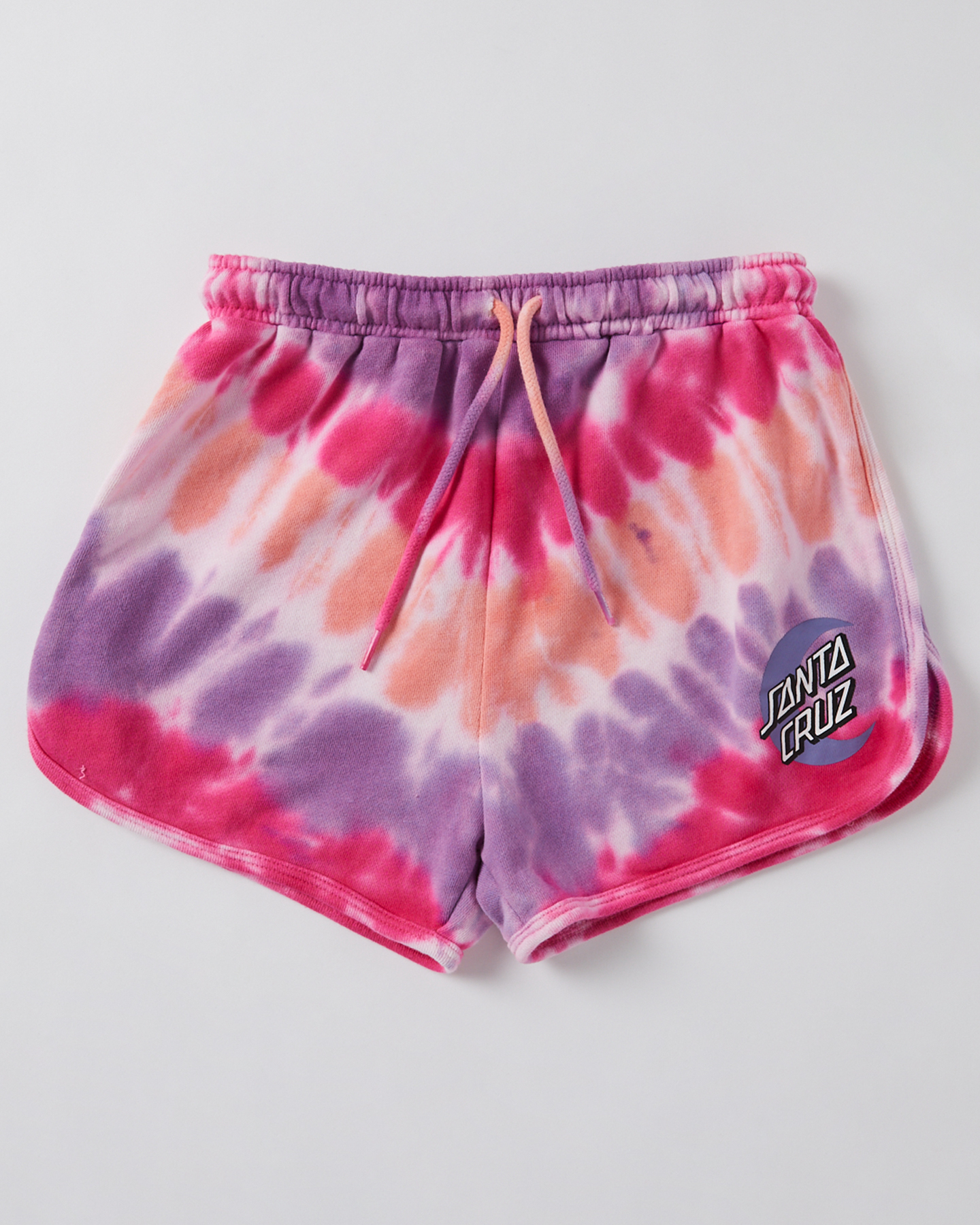 Santa Cruz Moon Dot Shorts - Teens - Pink Tie Dye | SurfStitch