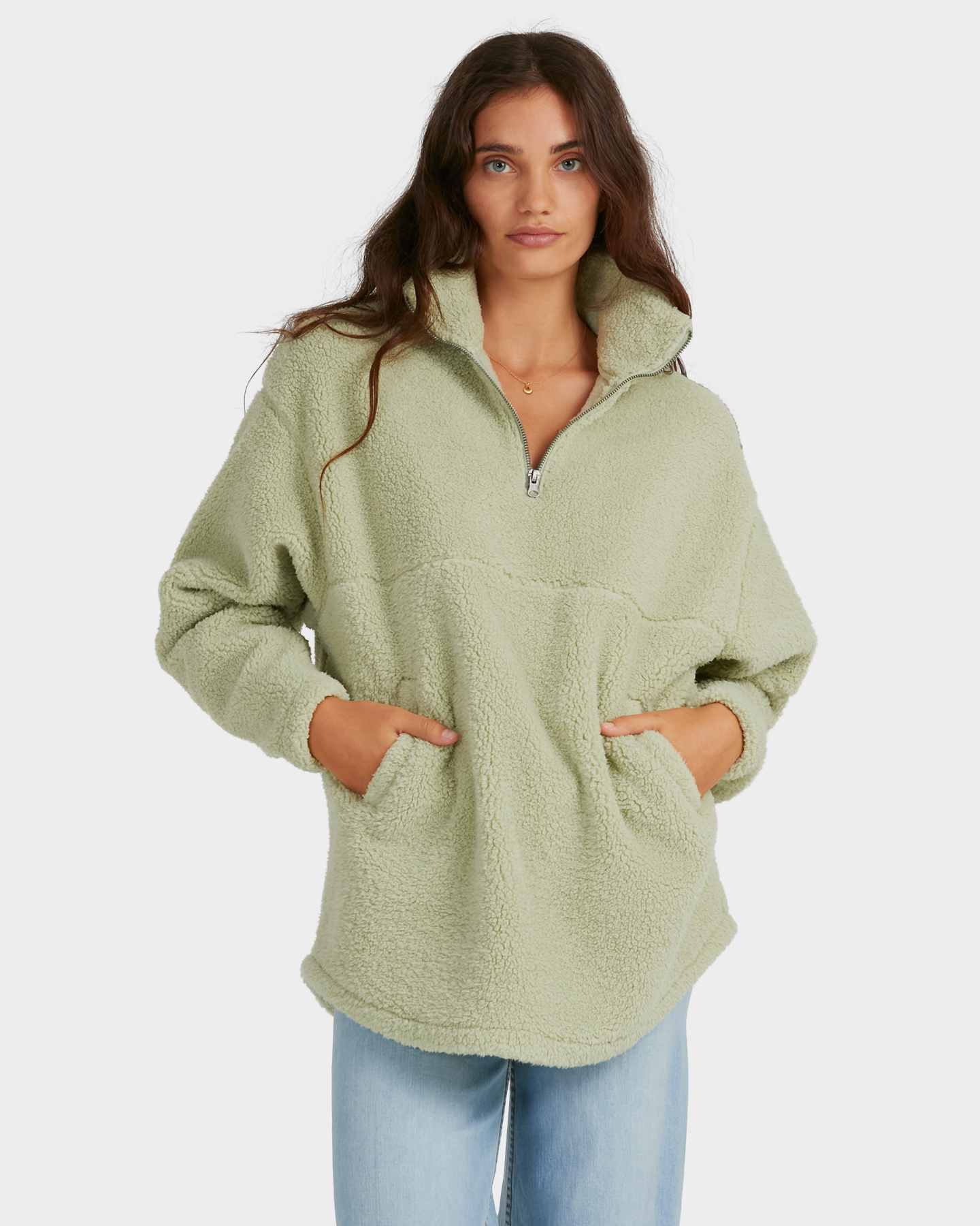 Billabong Keep Up Half Zip Crew Reseda SurfStitch