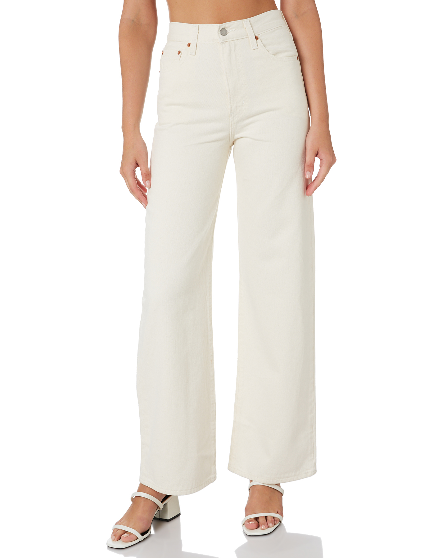 Levi's Ribcage Wide Leg Jean - Icy Ecru | SurfStitch