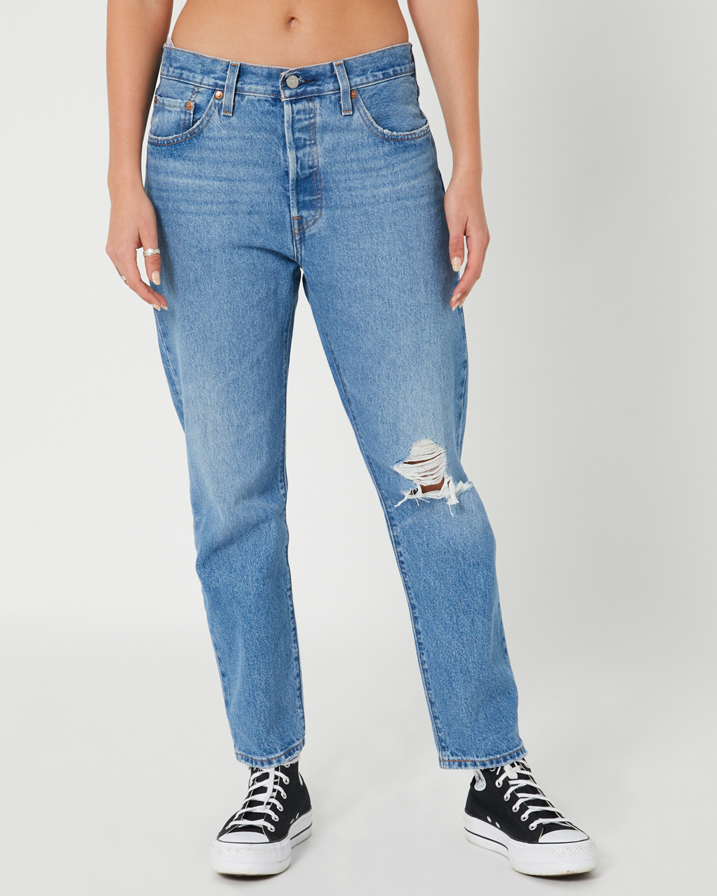 Levi's 501 Crop Jean - Athens Slide | SurfStitch