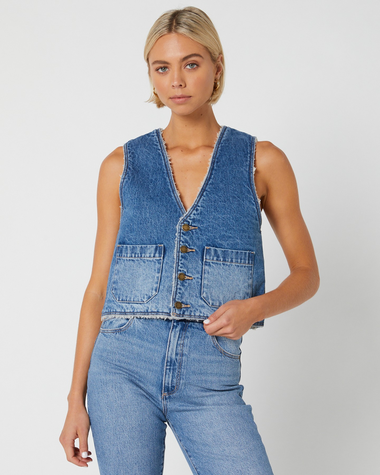 Sherpa Vest Stevie Blue