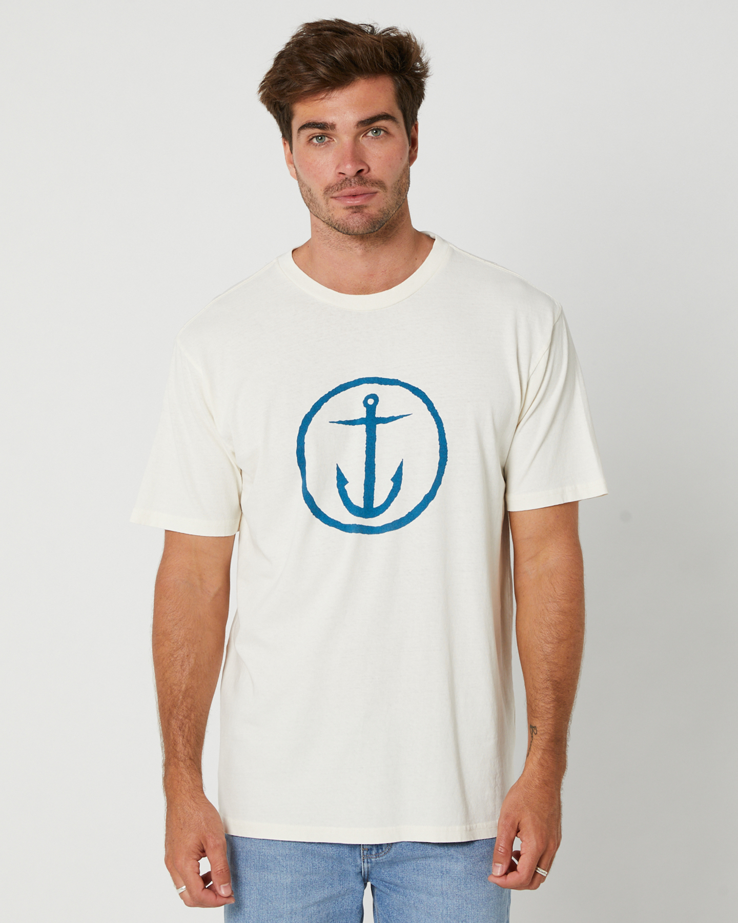 Captain Fin Co. Og Logo Tee - Vintage White | SurfStitch