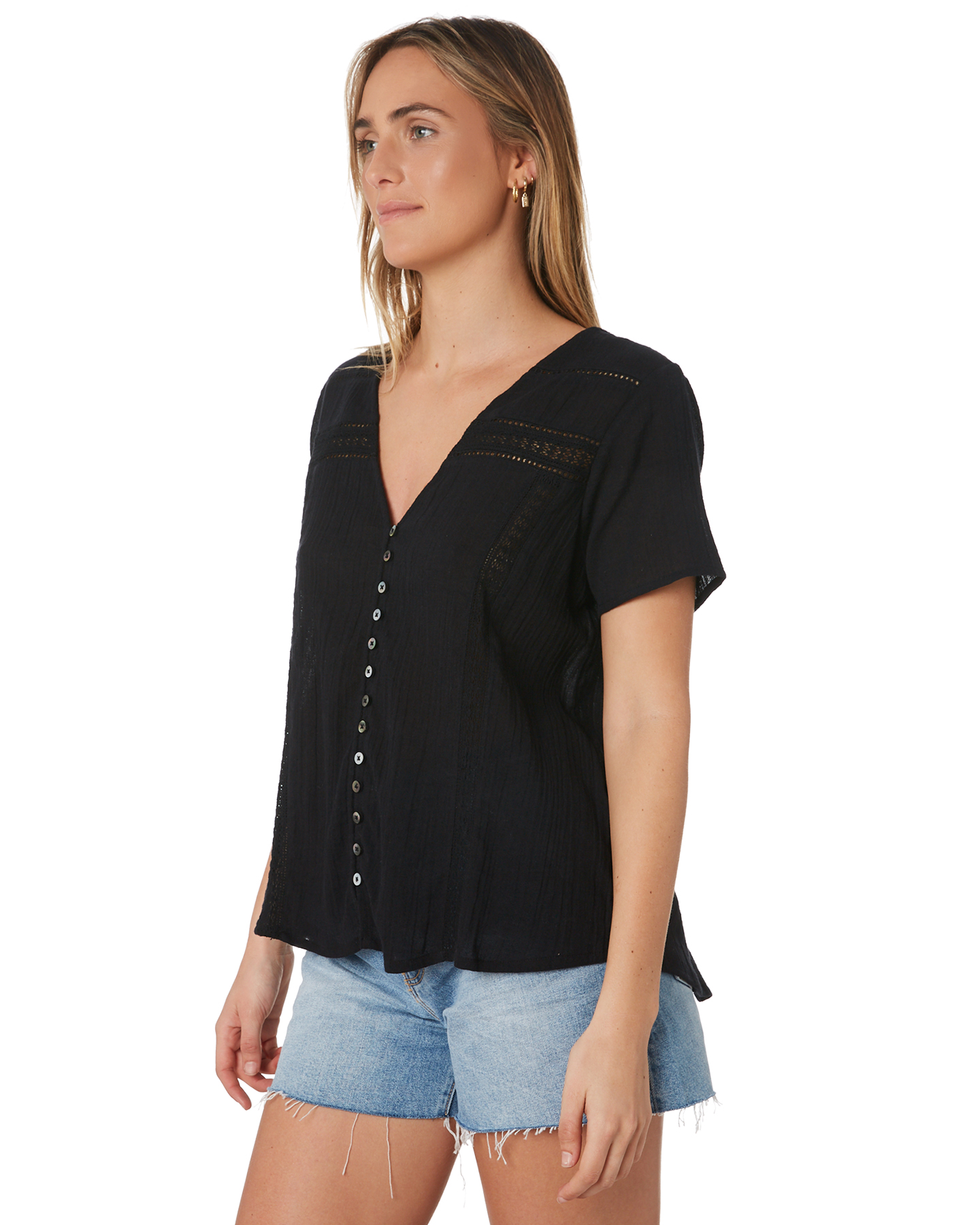  Rip Curl  Last Summer Ii Top Black SurfStitch