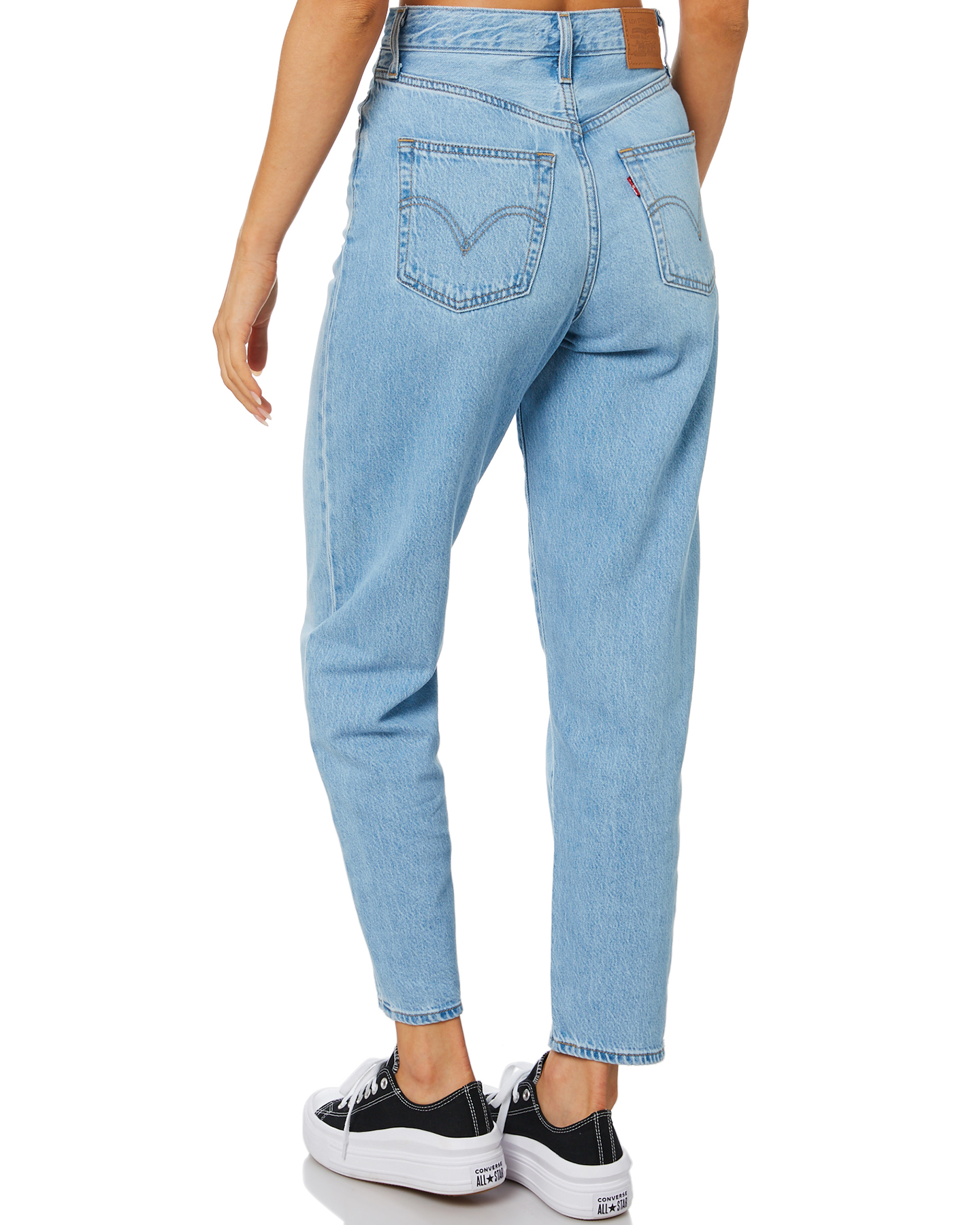 levi's high loose taper black