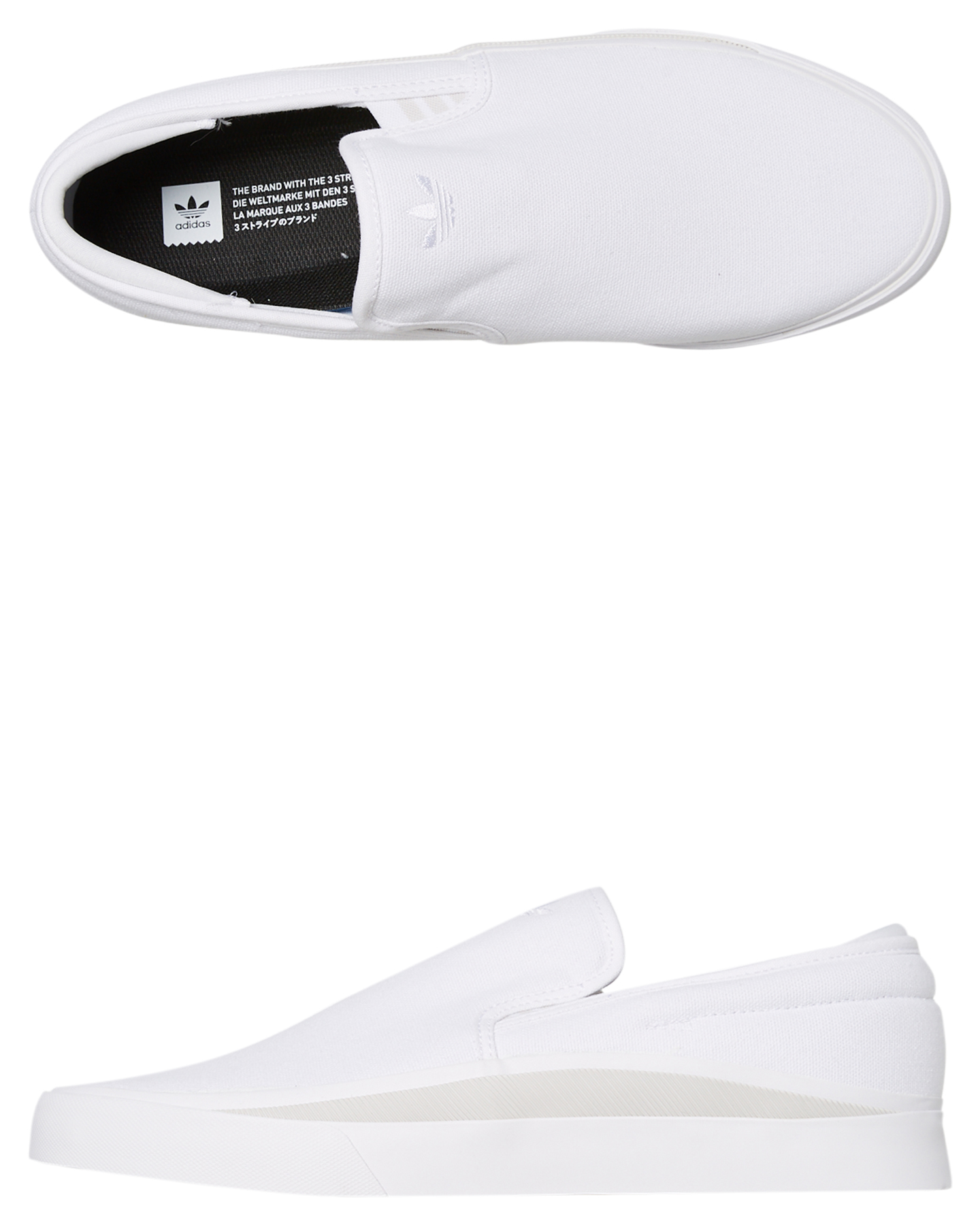 Adidas Sabalo Slip On Shoe - White | SurfStitch