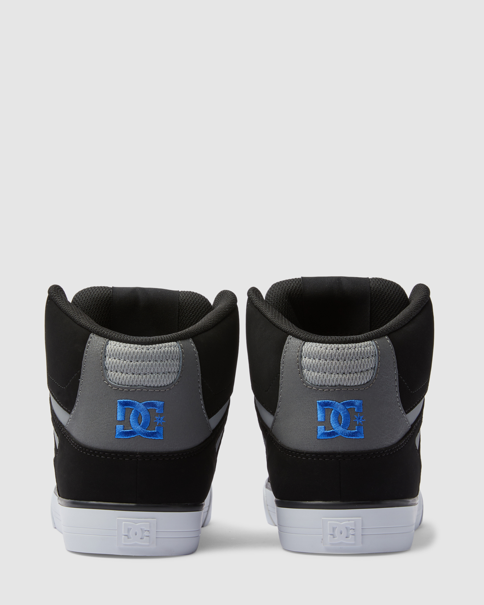 Dc Shoes Mens Pure High-Top Shoes Black Grey Blue SurfStitch