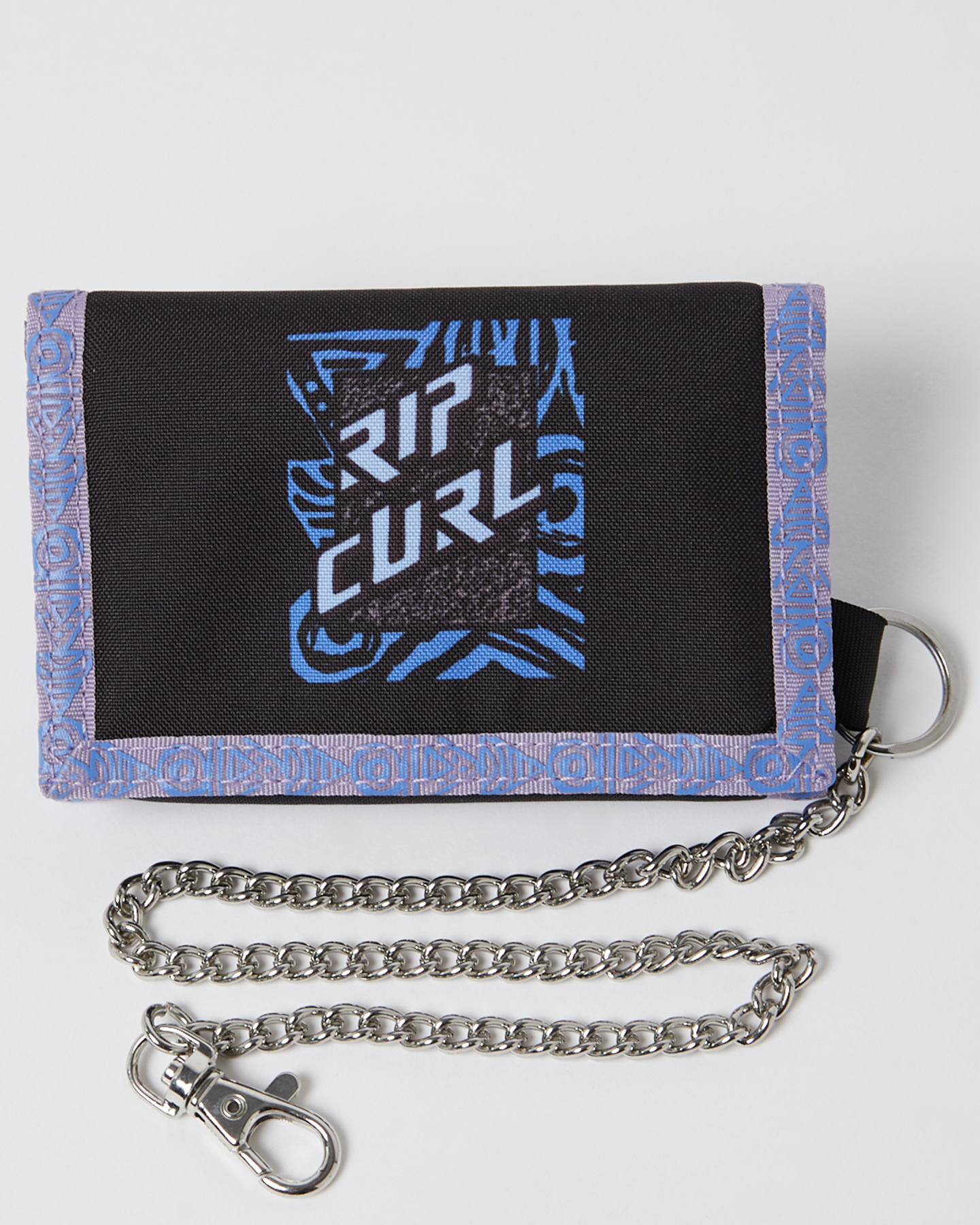 Rip Curl Shred Rock Surf Chain Wallet Black Blue Multi SurfStitch