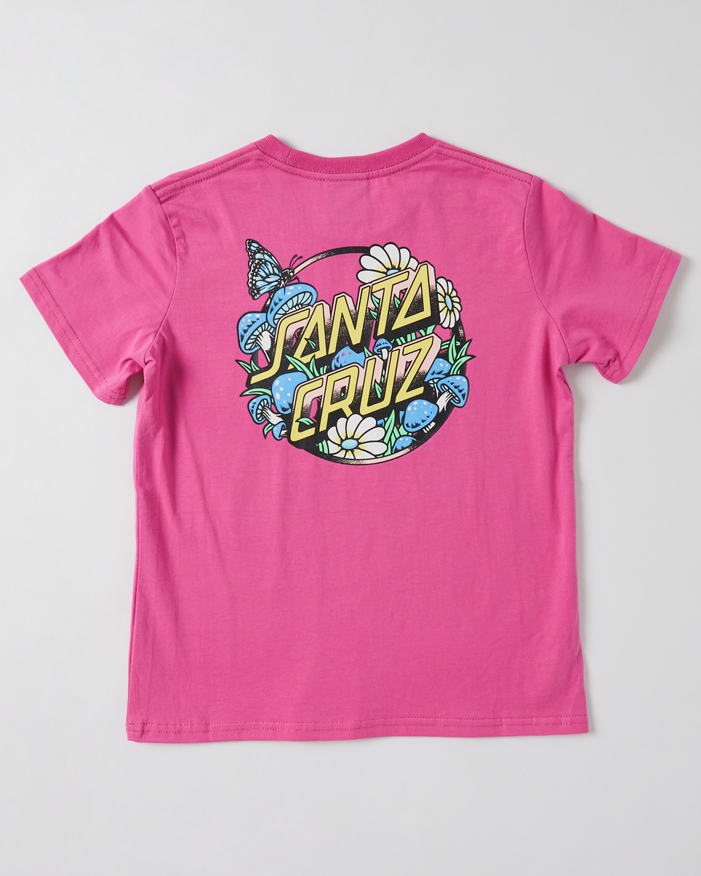 Santa Cruz Mushroom Monarch Dot Tee Teens Pink SurfStitch