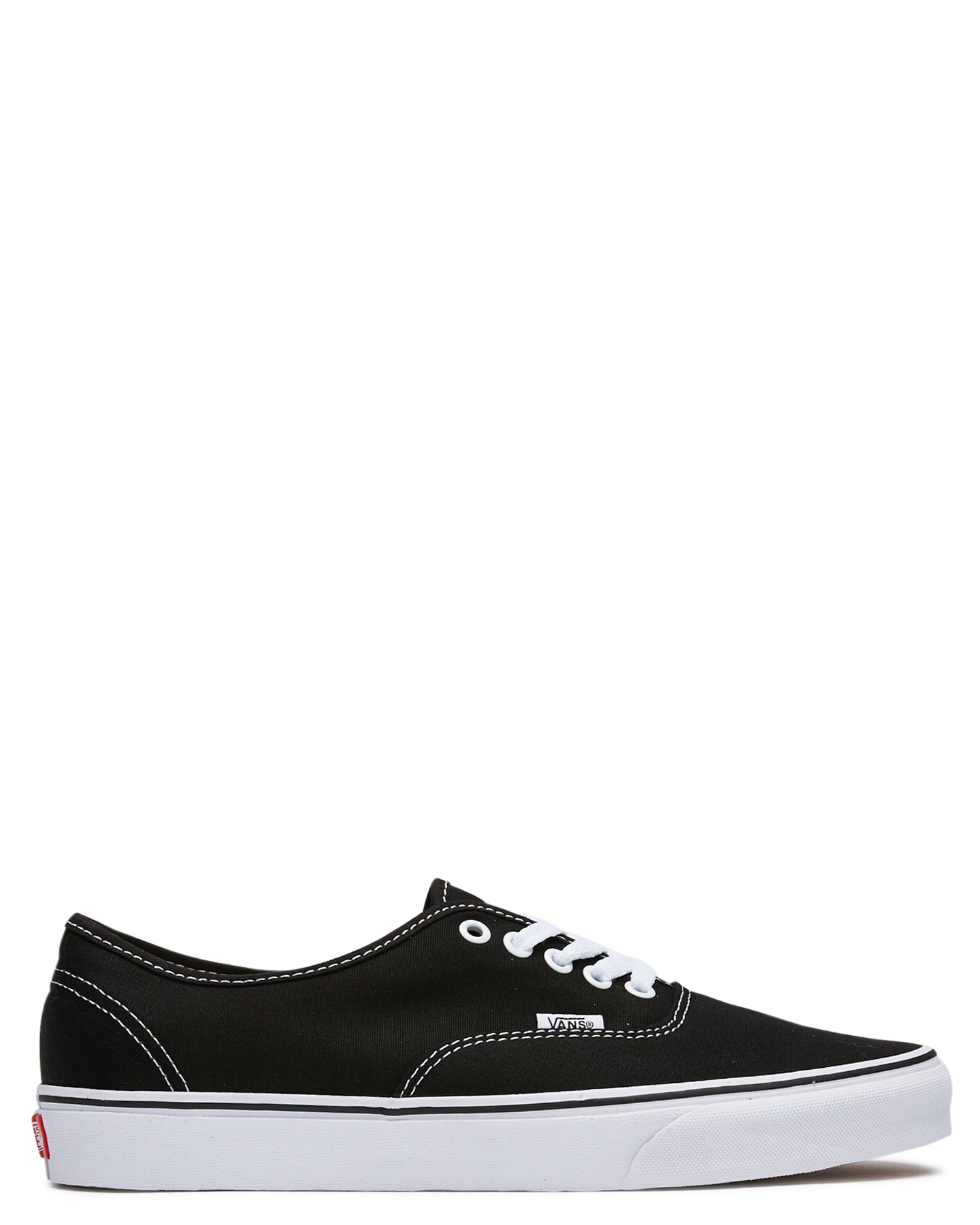 black and white authentic vans womens
