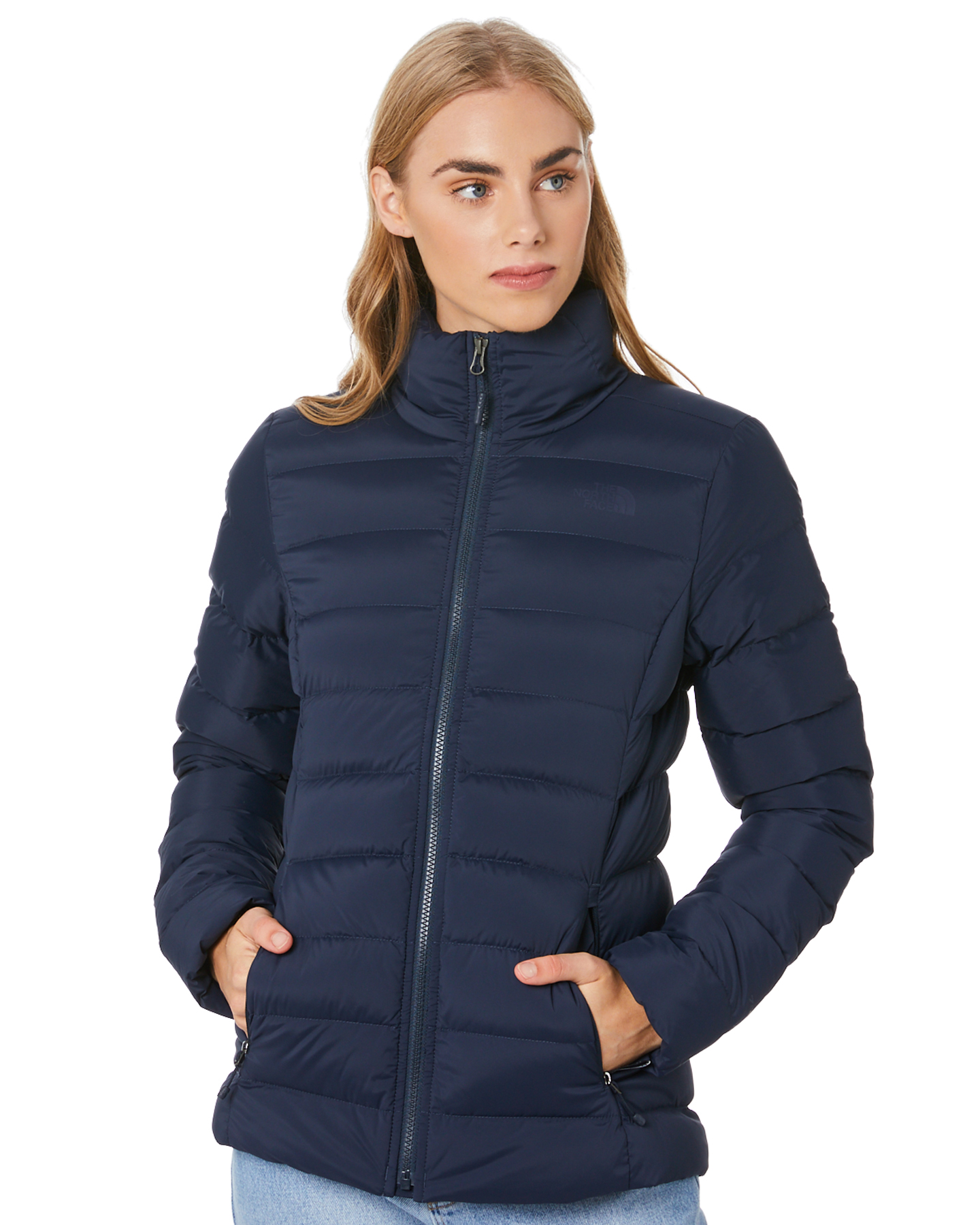 The North Face Womens Stretch Down Jacket - Urban Navy | SurfStitch