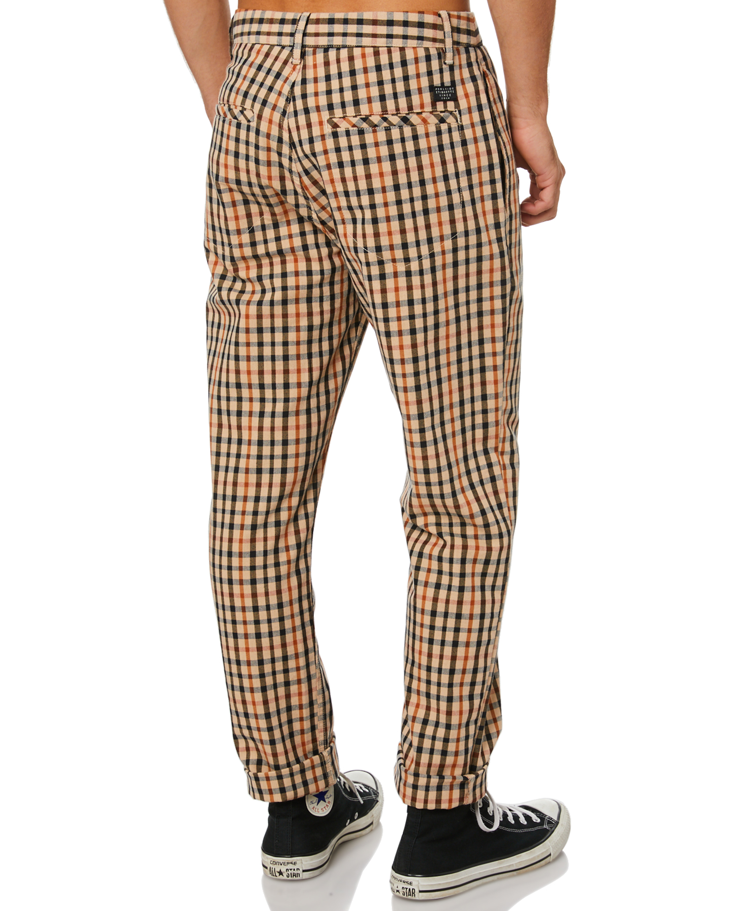 mens beige track pants
