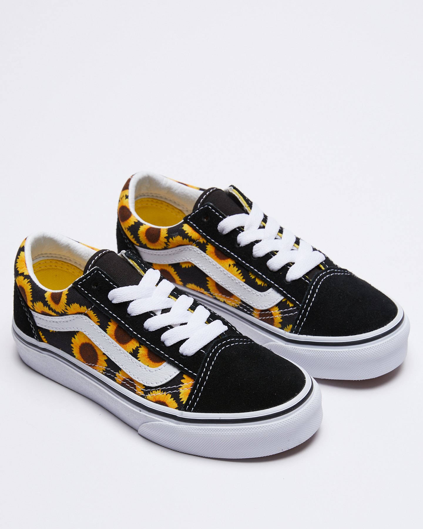 oven Vervullen boter Vans Kids Old Skool Sunflower - Black Yellow | SurfStitch