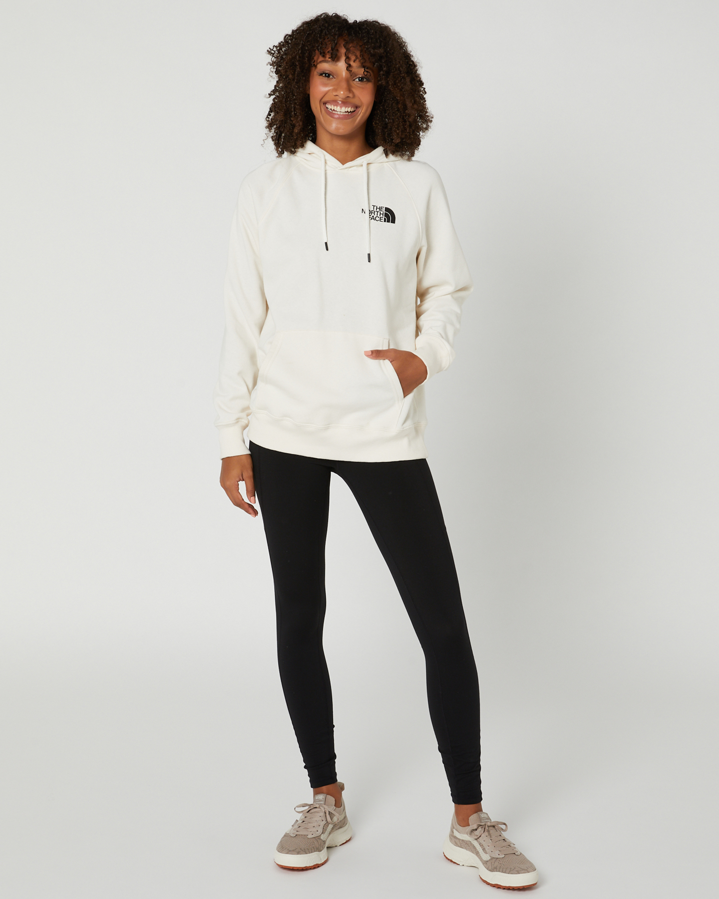 The North Face Womens Box Nse Pull Over Hoodie - Gardenia White ...