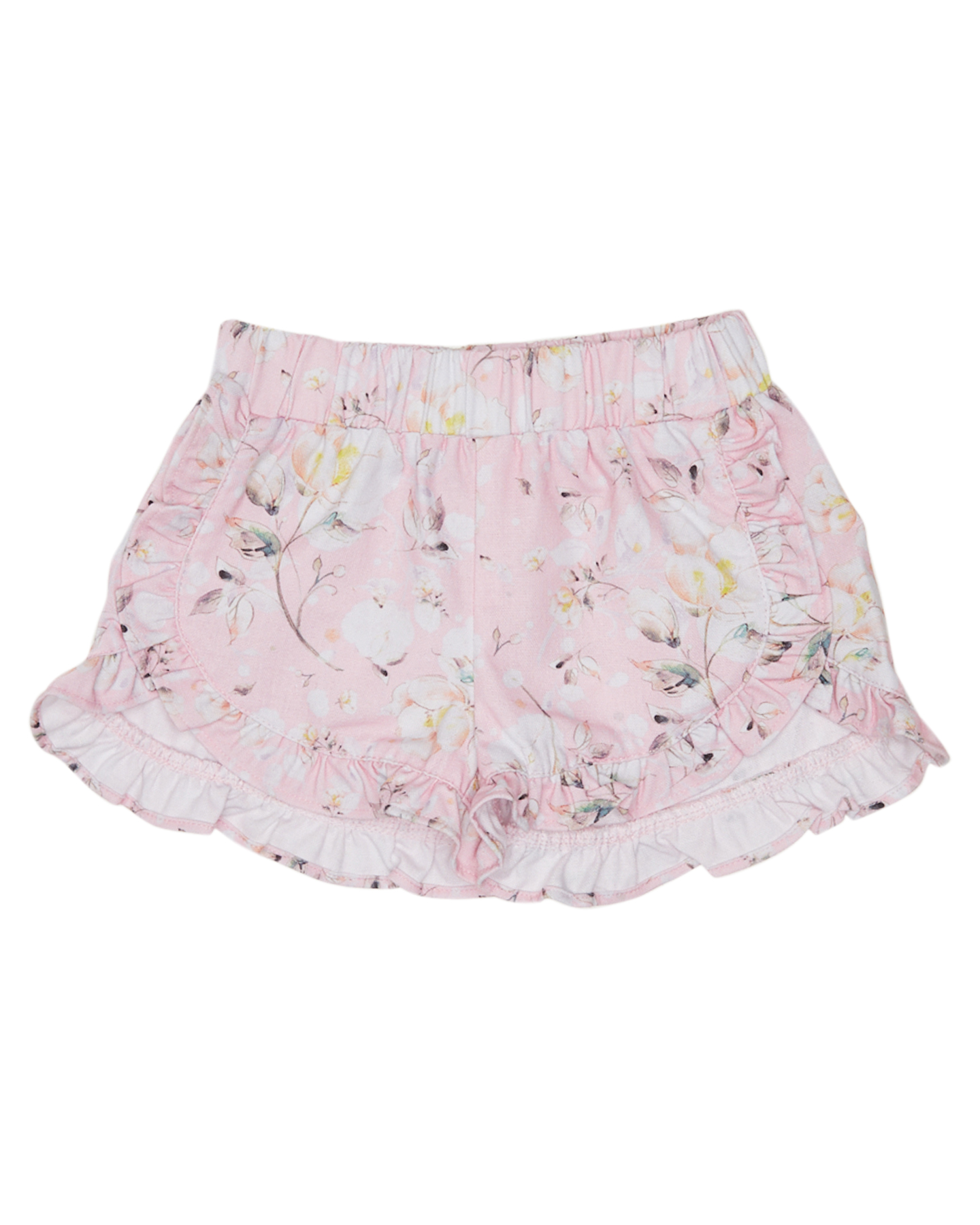 Little Hearts Girls Frilly Shorts - Kids - Posy Pink | SurfStitch