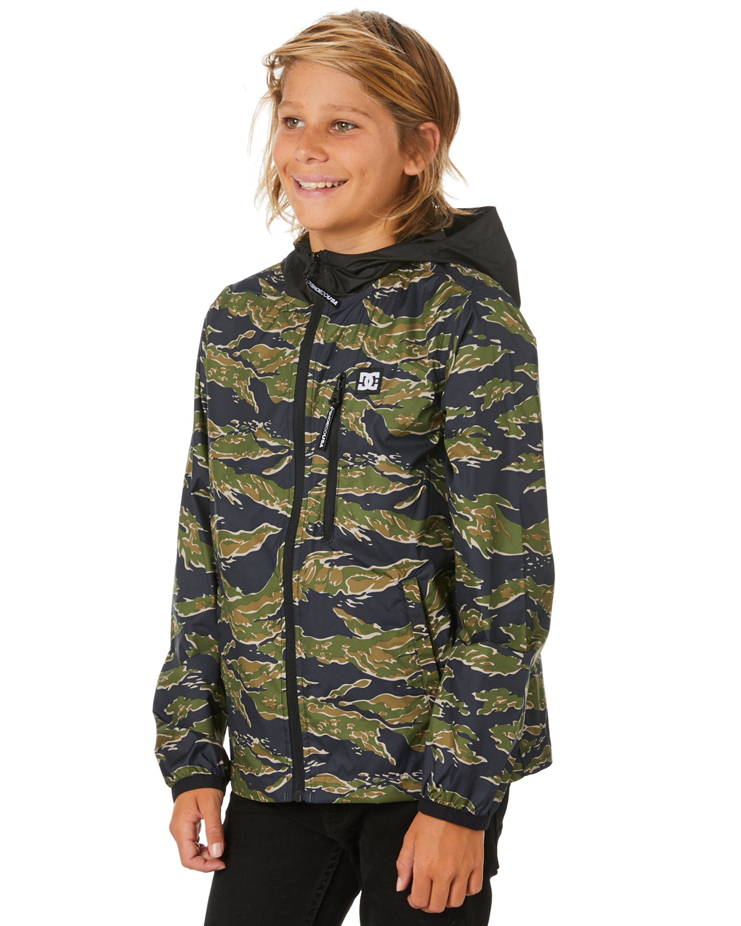 Dc Shoes Youth Dagup Packable Water Resistant Jacket - Camo | SurfStitch