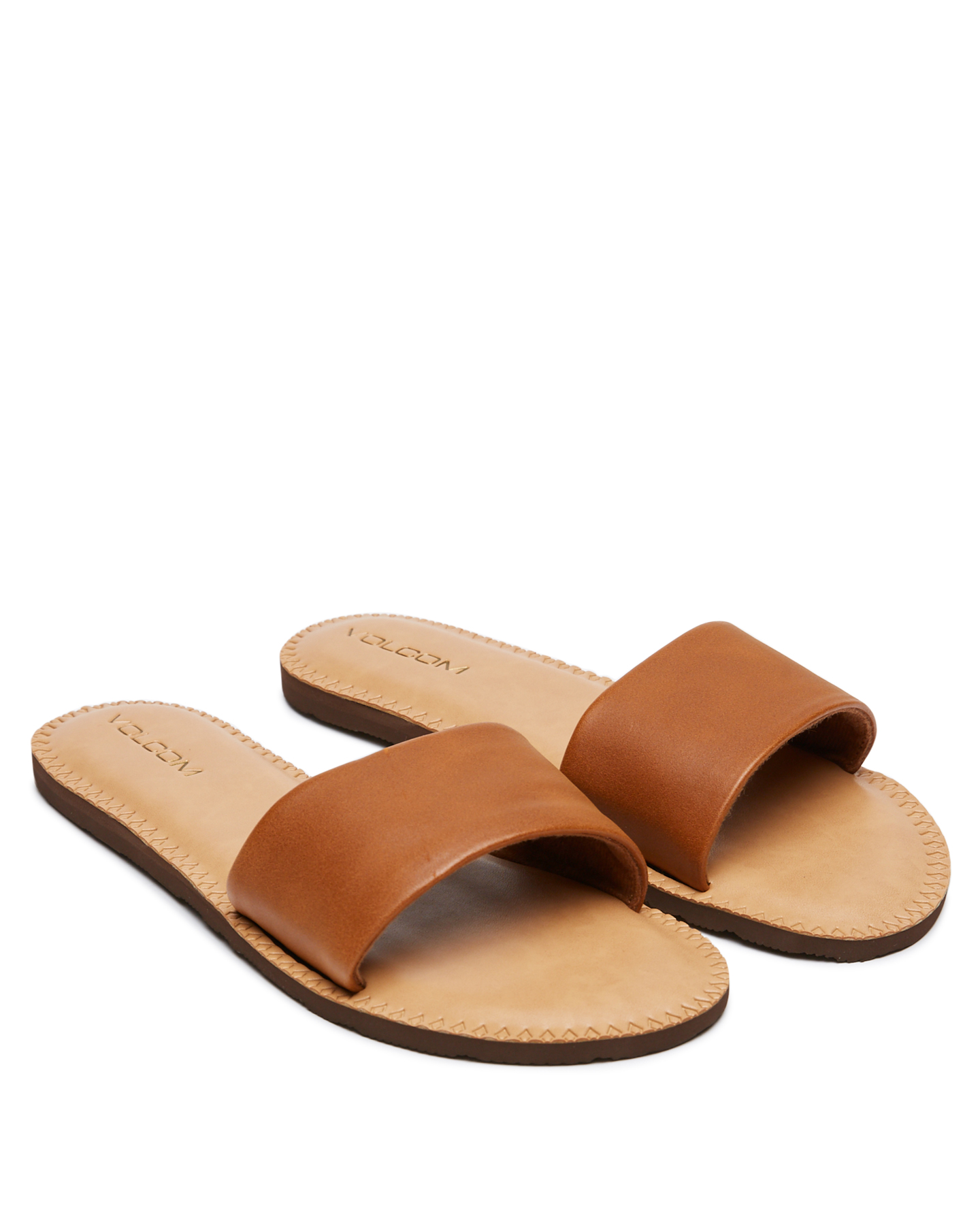 tan slide heels