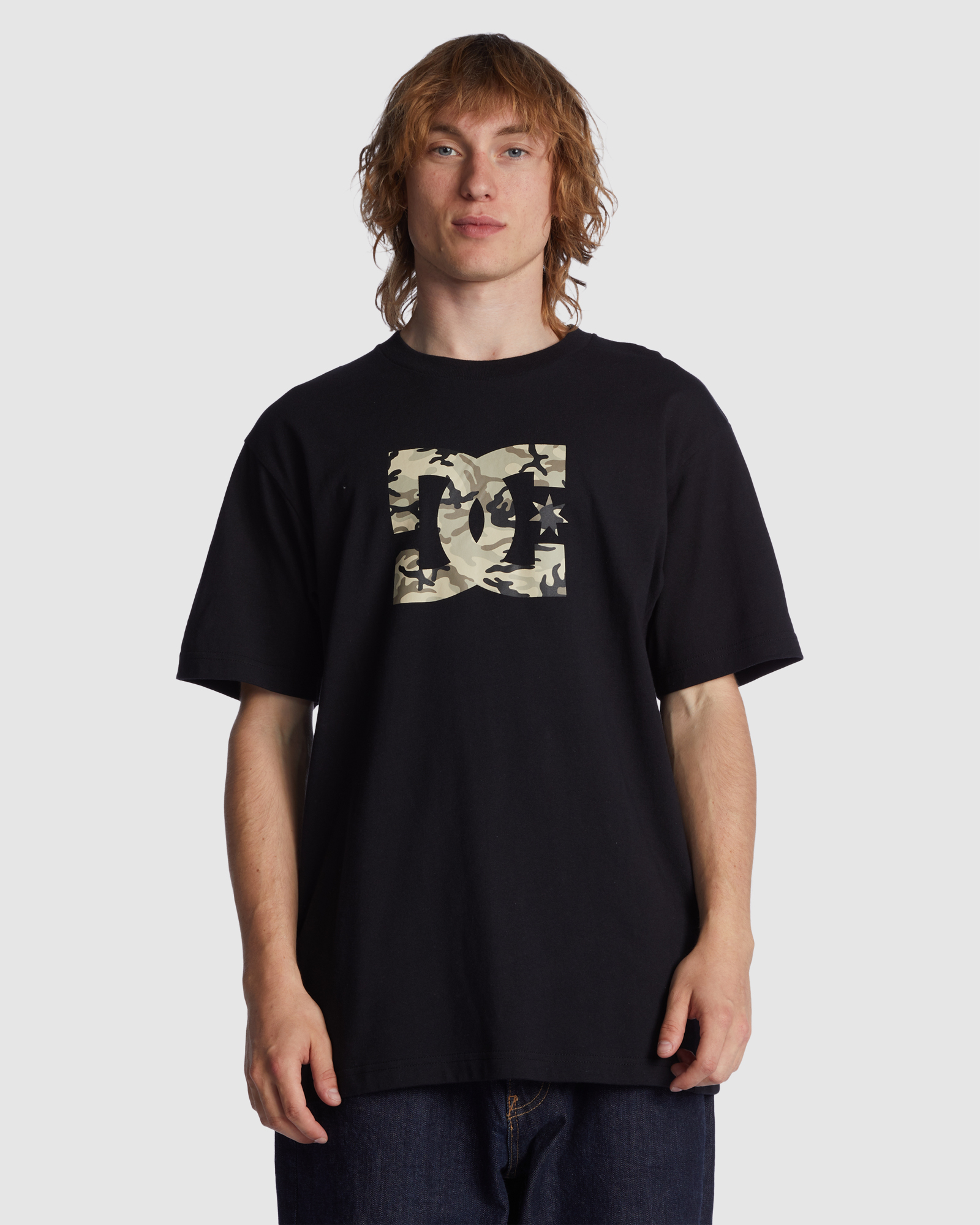 Dc Shoes Men's Dc Star Fill Heritage Tee - Black Stone Camo | SurfStitch
