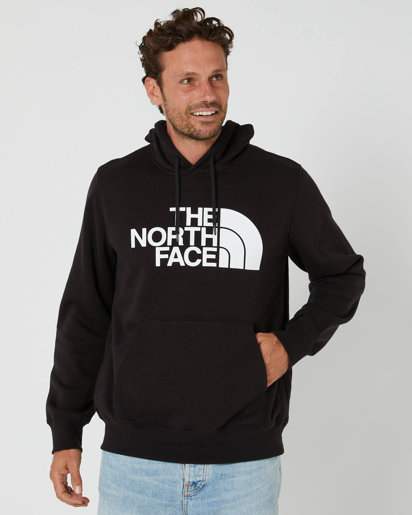 The North Face Mens Half Dome Pullover Hoodie - Tnf Black Tnf White ...