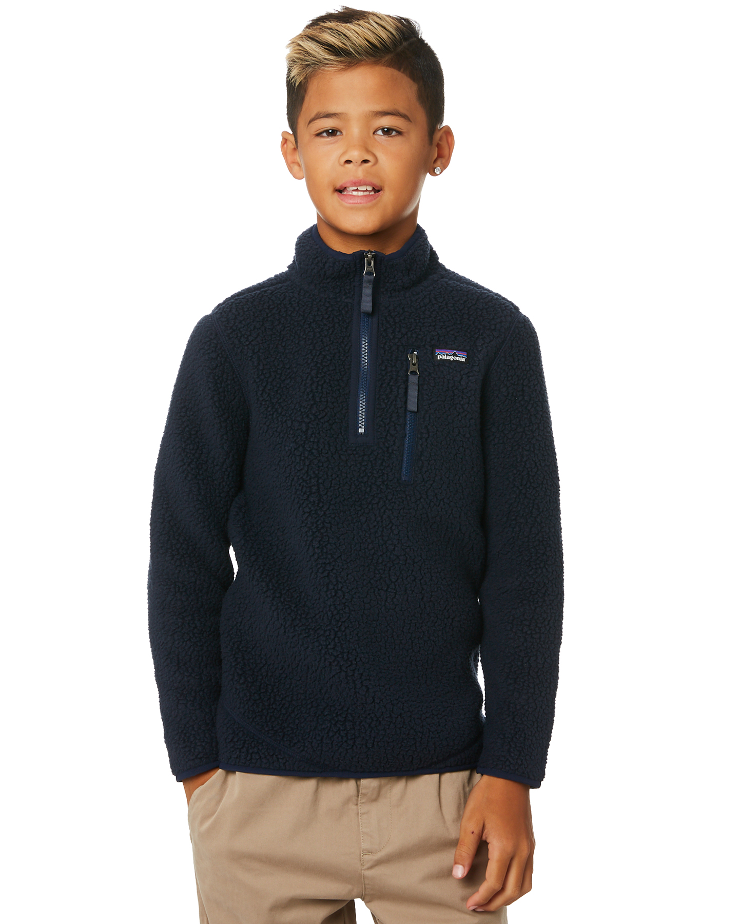 Patagonia retro sales pile jacket boys
